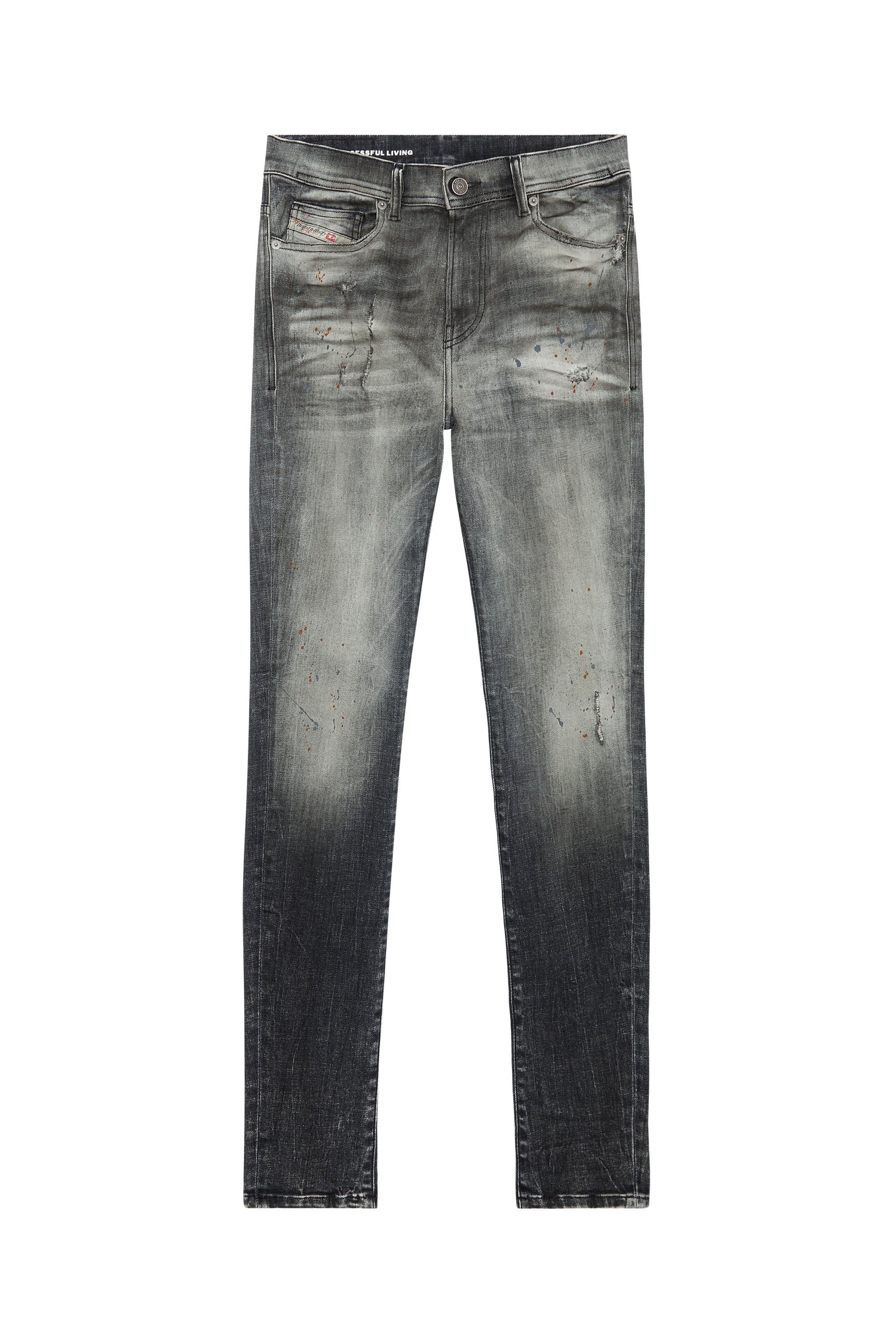 Diesel - 1983 D-Amny 09E70 Skinny Jeans, Black/Dark grey - Image 2