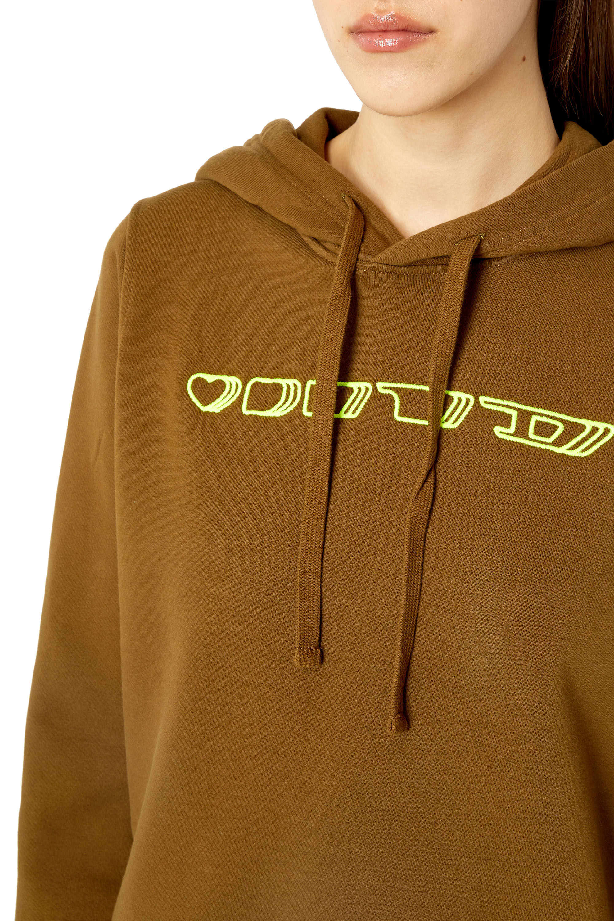 Diesel - F-REGGY-HOOD-G3, Brown - Image 5