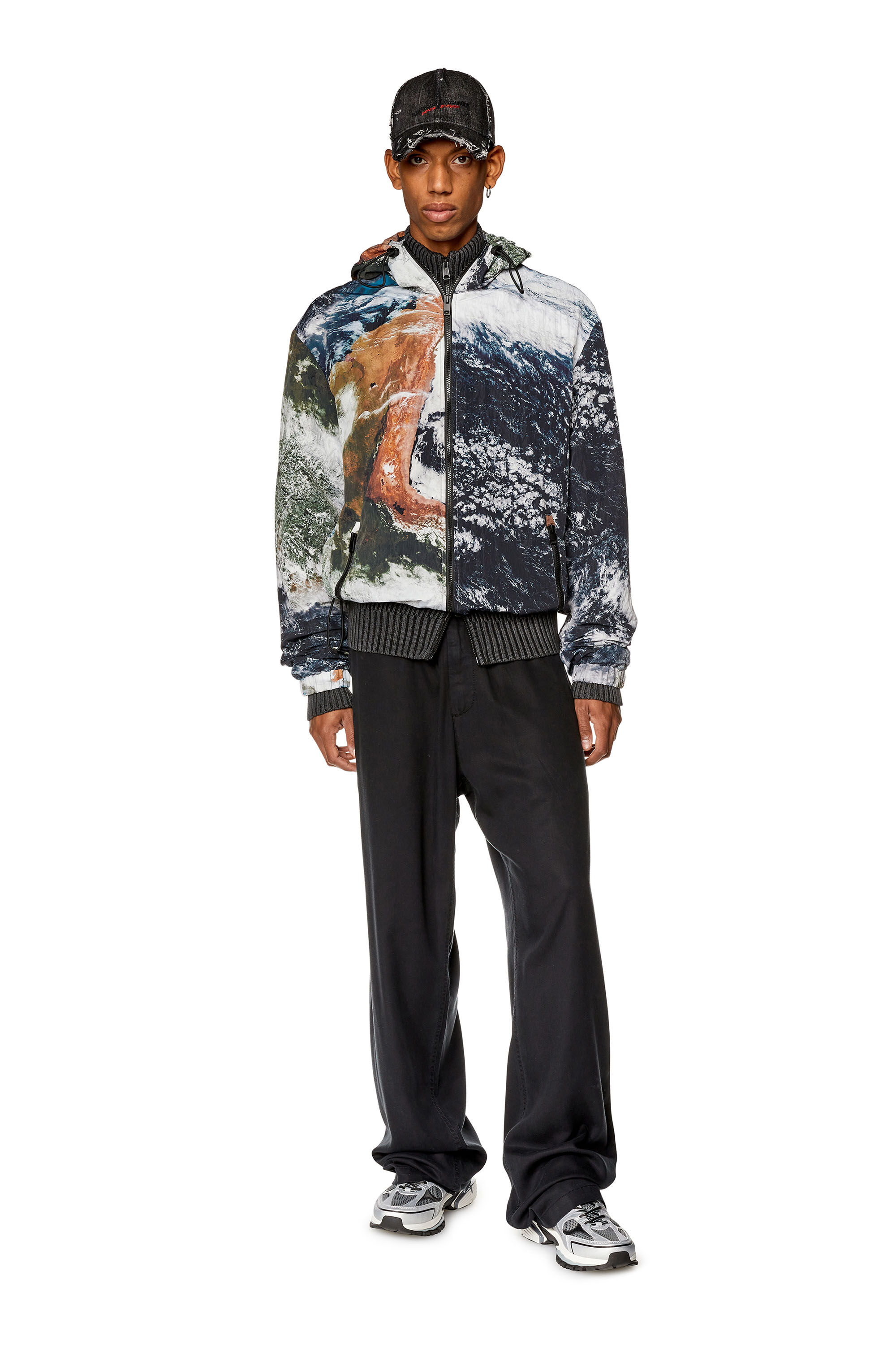 Diesel - J-WARRETT-PRINT, Black/White - Image 1