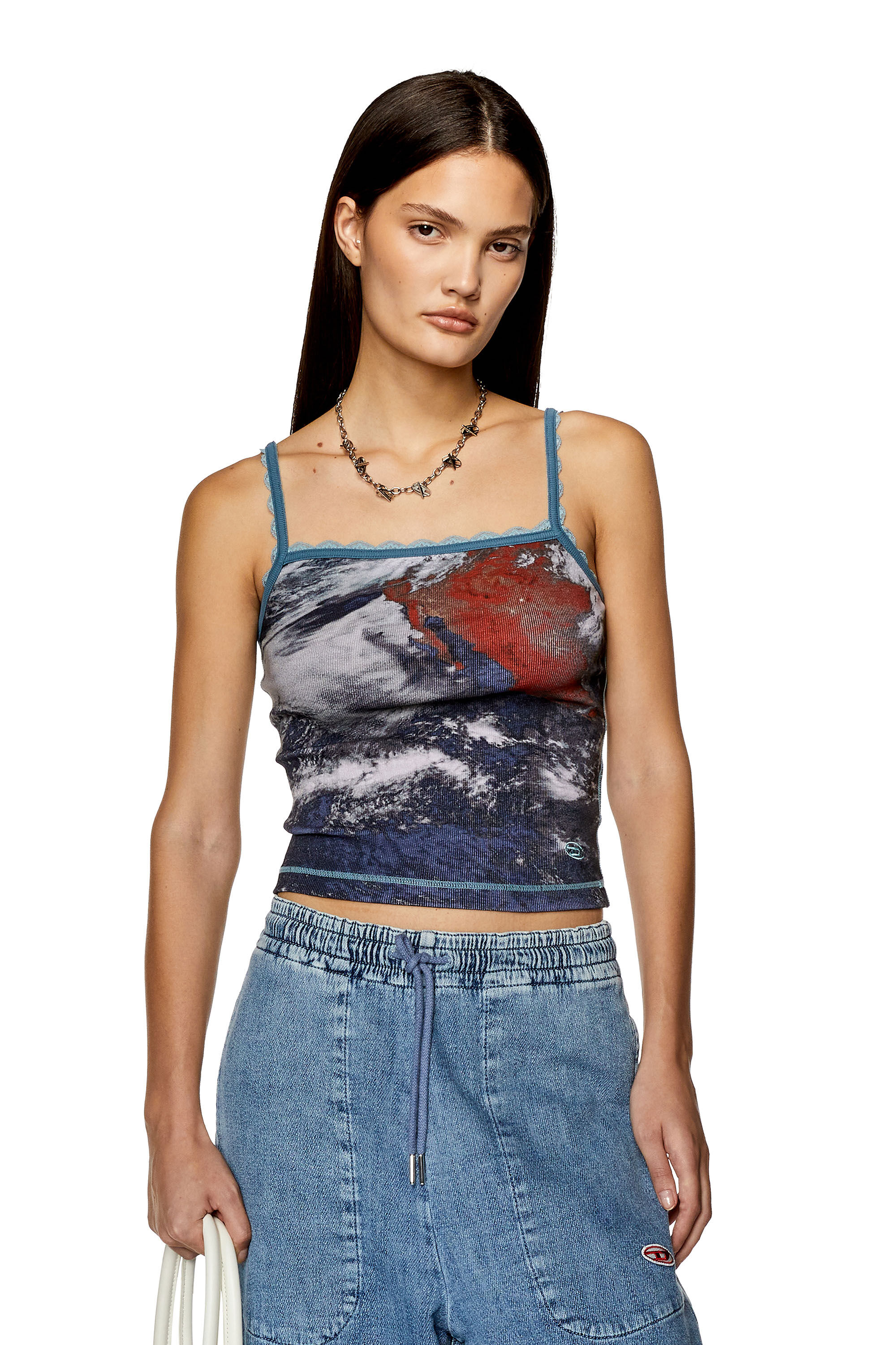 Diesel - T-HOP-LACE, Blue - Image 3