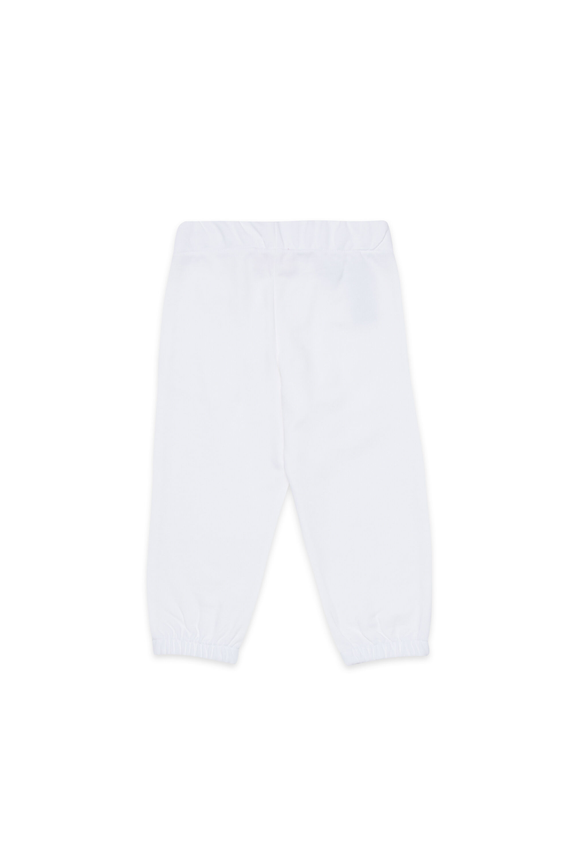 Diesel - PBASEB, Unisex's Sweatpants with smudged logo in White - 2