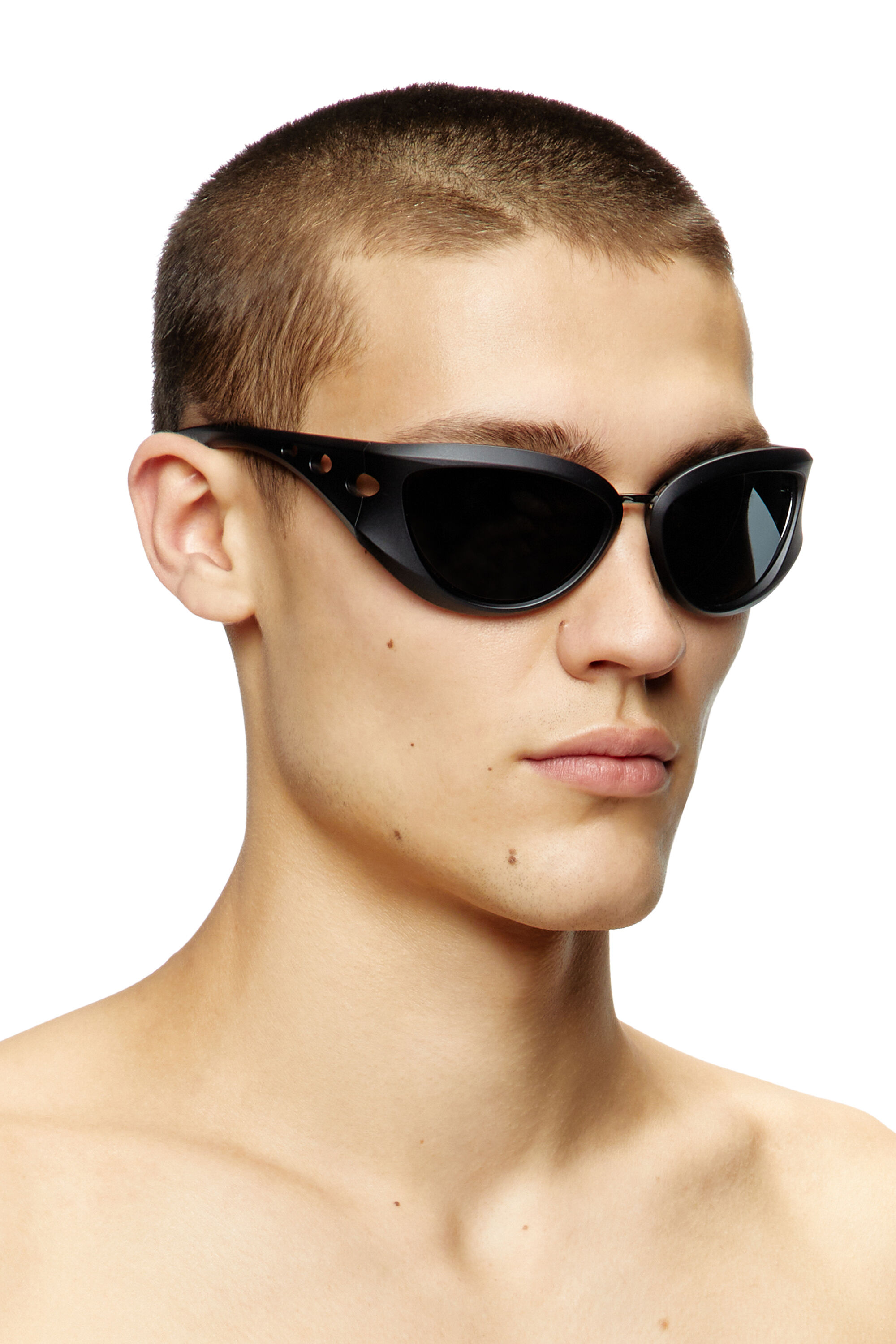 小物 DIESEL Cat-eye style sunglasses Women's Cat-eye style sunglasses | Black | Diesel