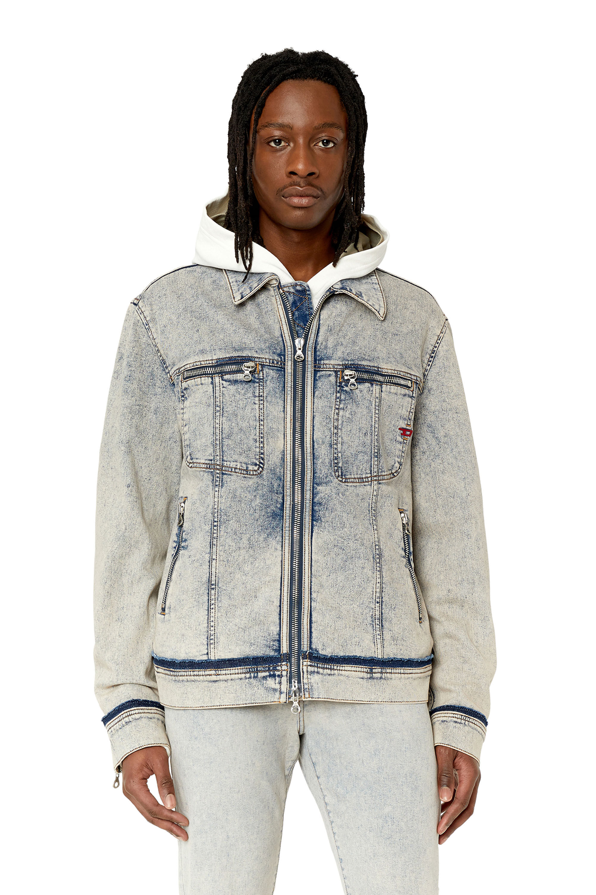Diesel - D-BARCY-RE, Light Blue - Image 3