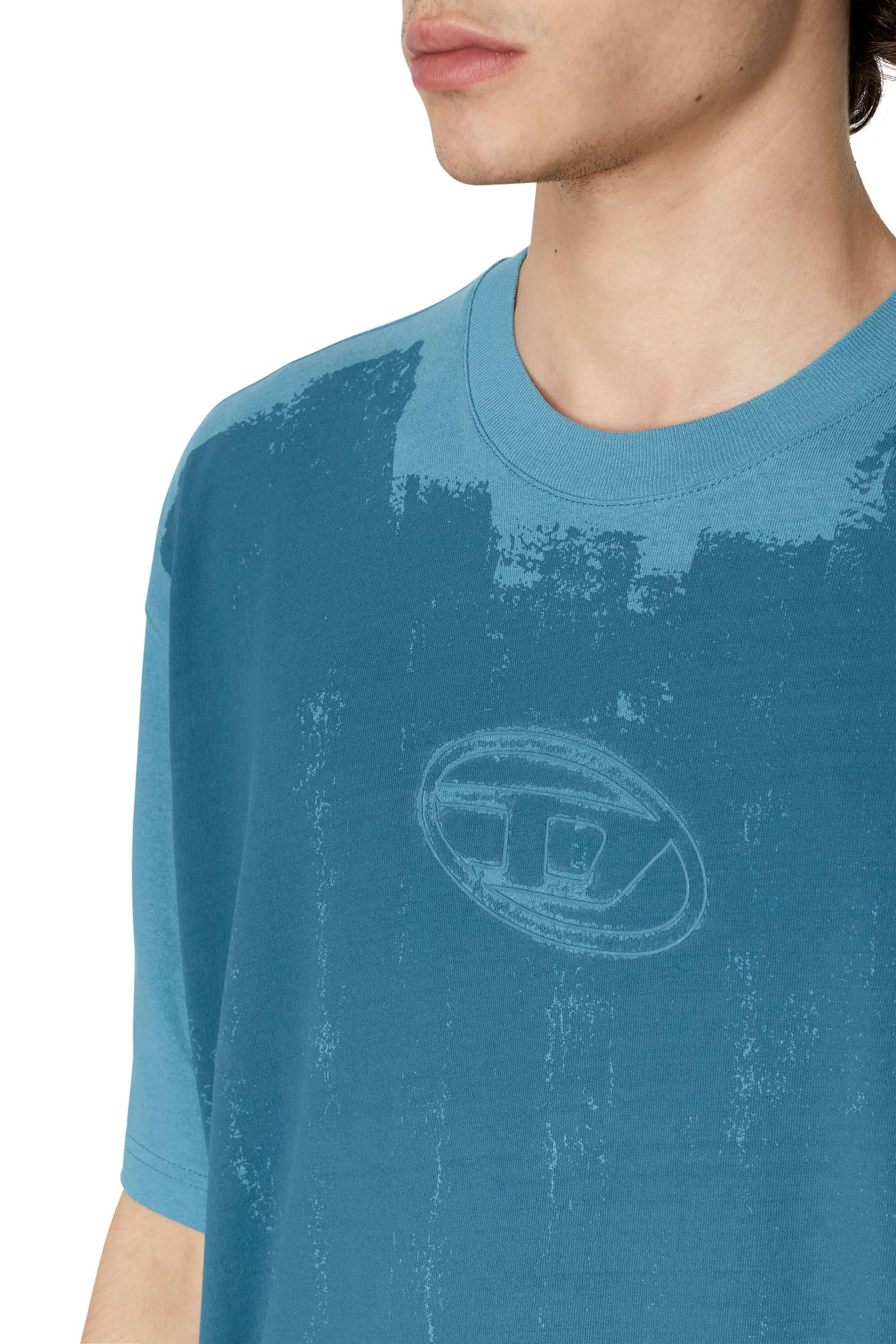 Diesel - T-WASH-E1, Blue - Image 6
