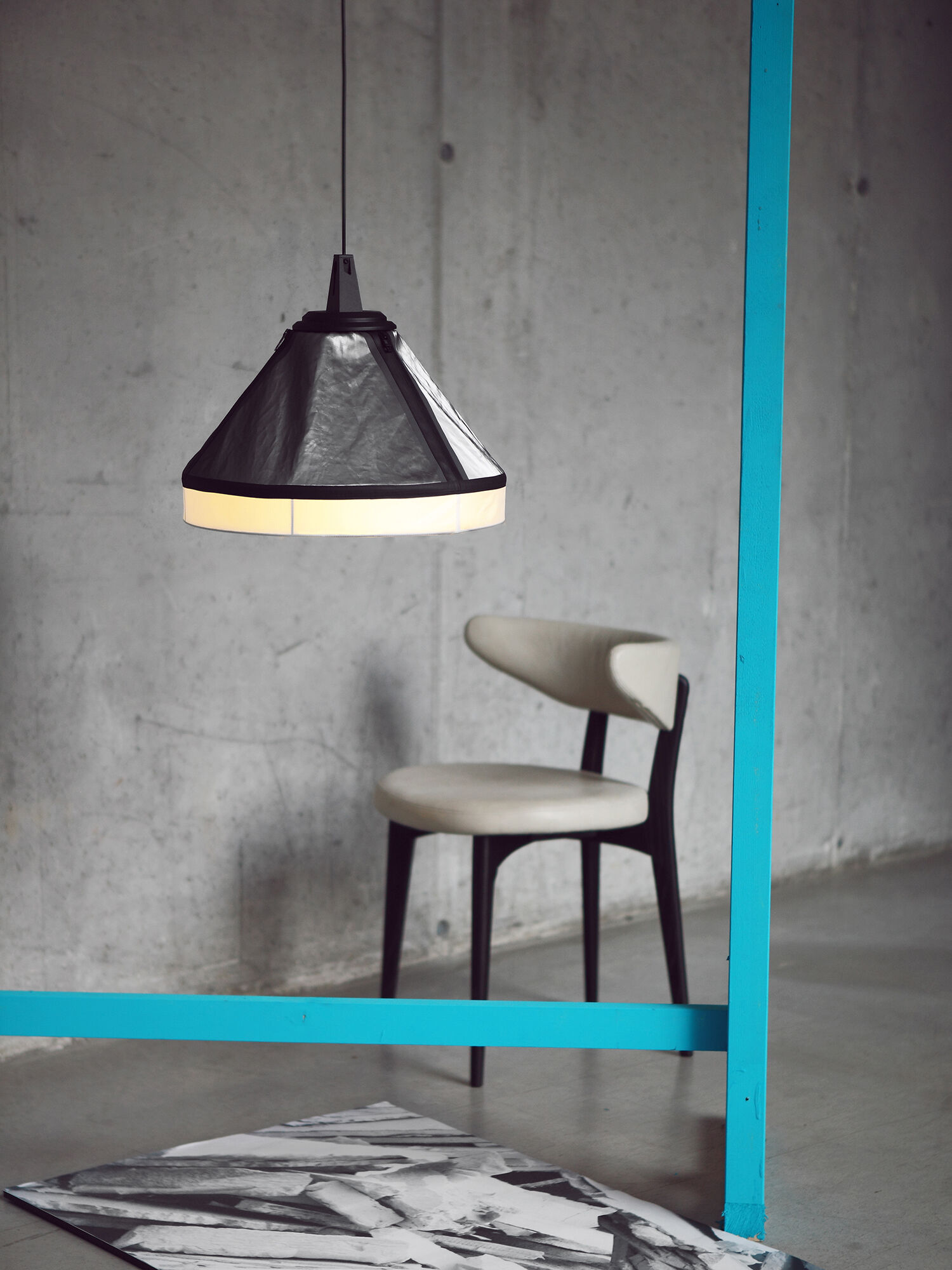 Diesel - DRUMBOX SOSPENSIONE, Unisex's Photo sets inspired lighting in Grey - 4