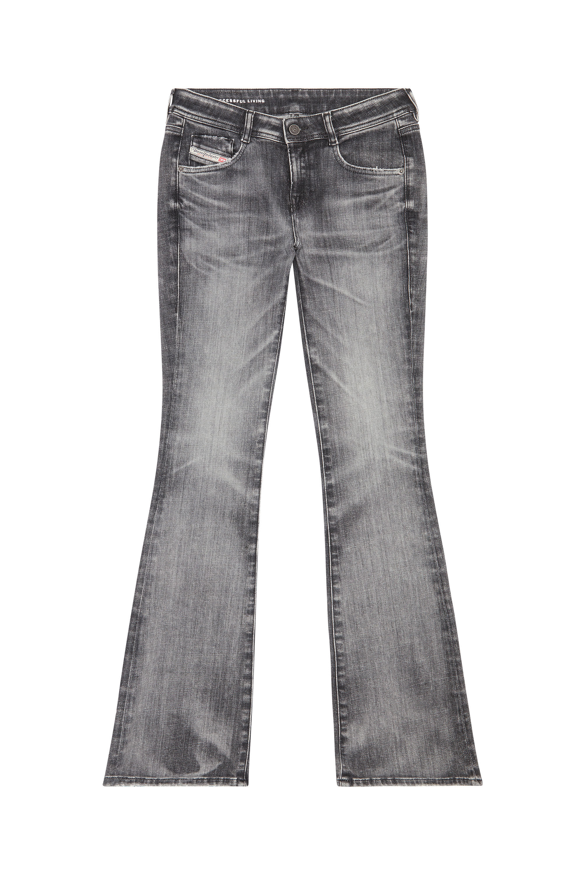 Diesel - Bootcut and Flare Jeans 1969 D-Ebbey 09G38, Black/Dark grey - Image 2