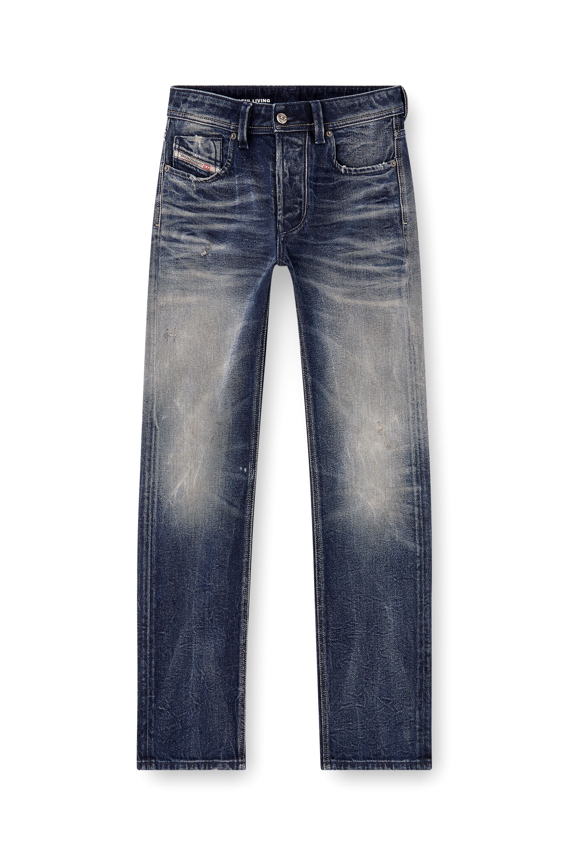 Diesel - Man's Regular Jeans 1985 Larkee 09N57, Dark Blue - 2