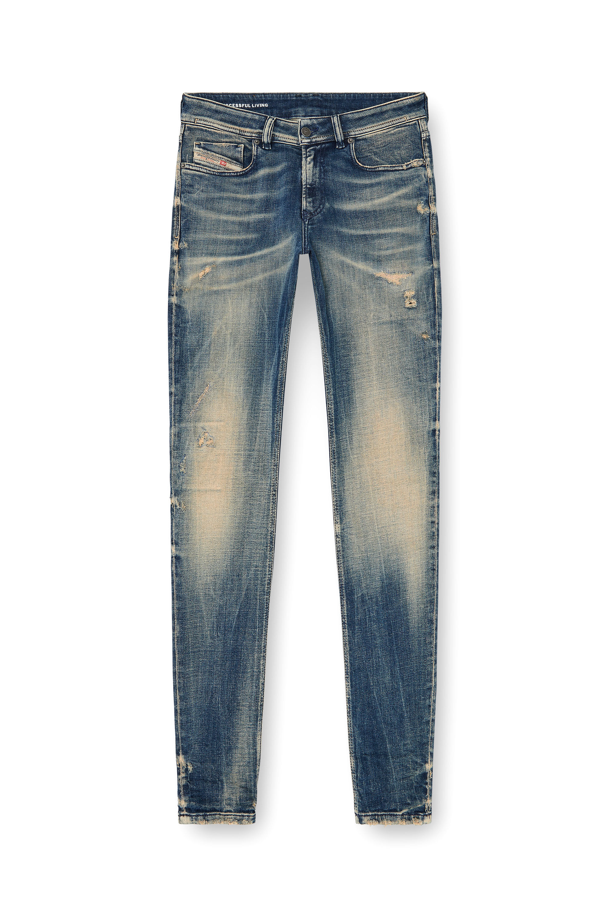 Diesel - Man's Skinny Jeans 1979 Sleenker 09P68, Dark Blue - 6
