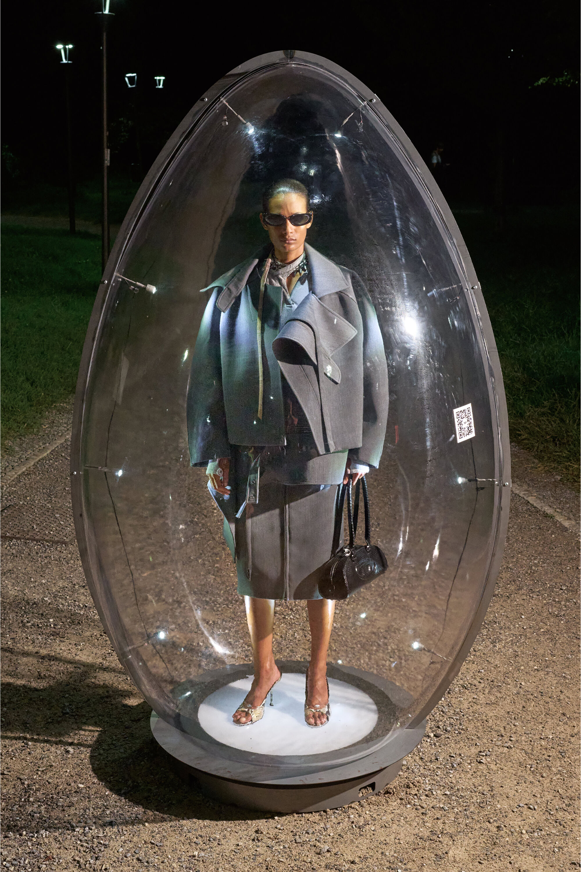 Diesel - O-RICE, Woman's Tailored midi pencil skirt with biker straps in null - 6