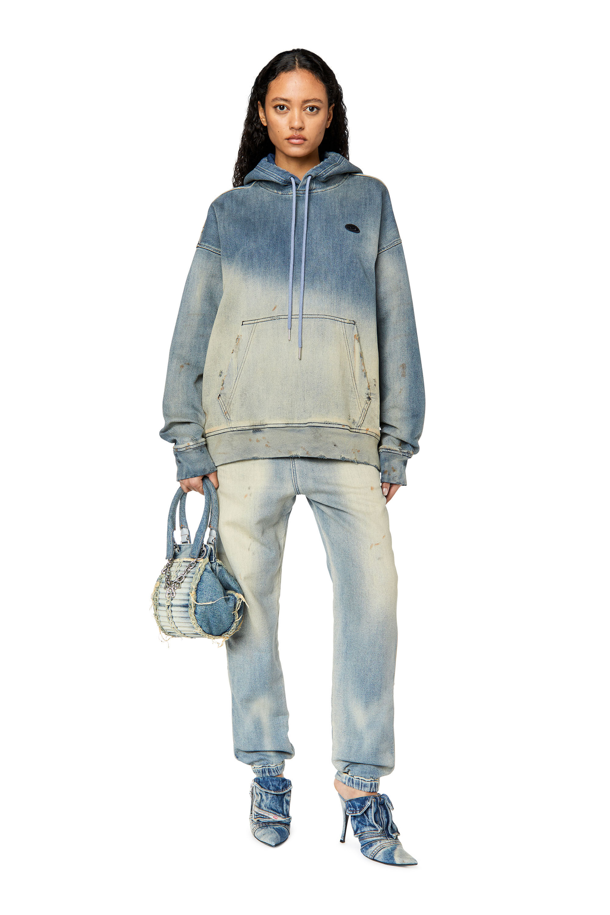 Diesel - Tapered D-Lab Track Denim 09G48, Light Blue - Image 6