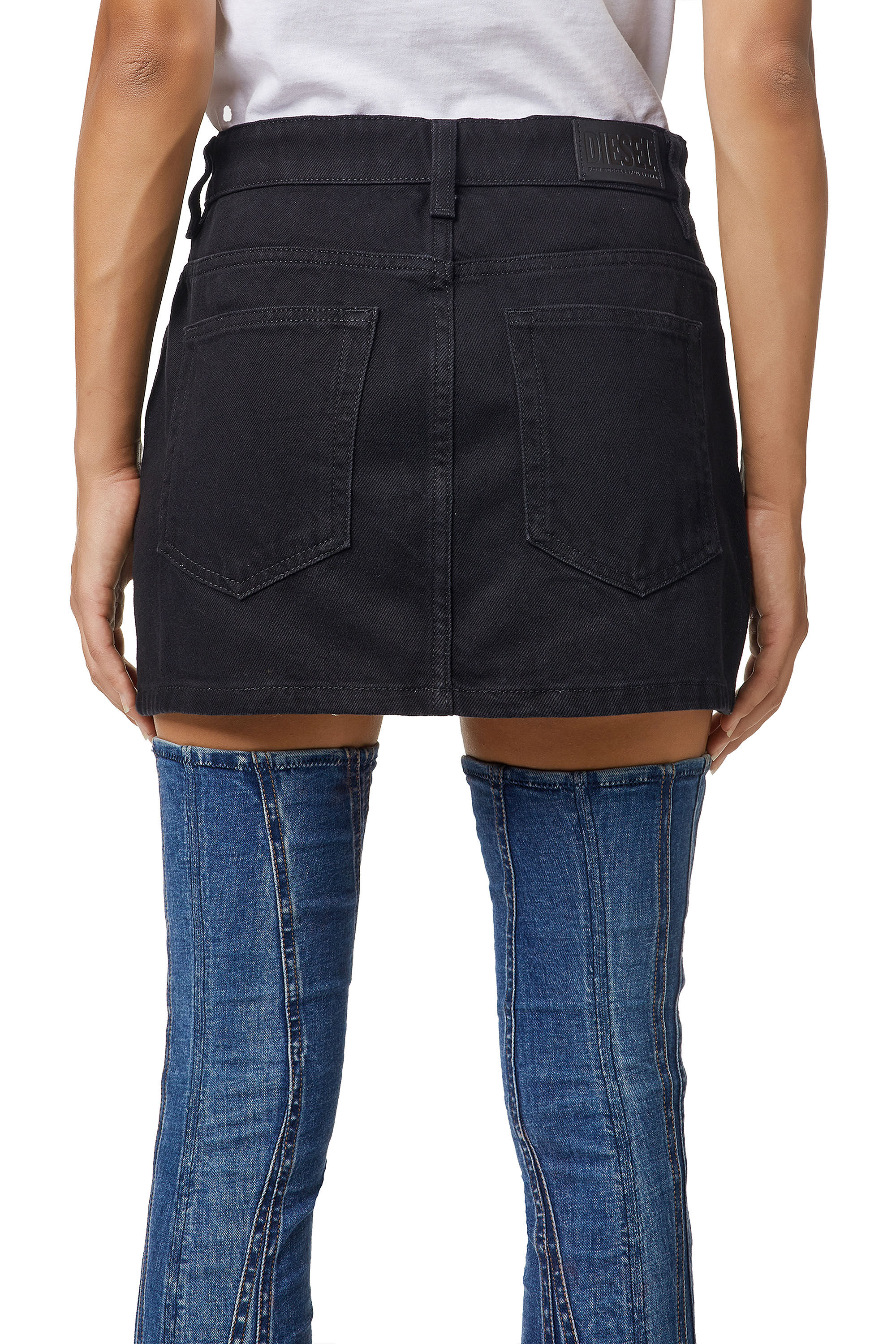 diesel denim mini skirt