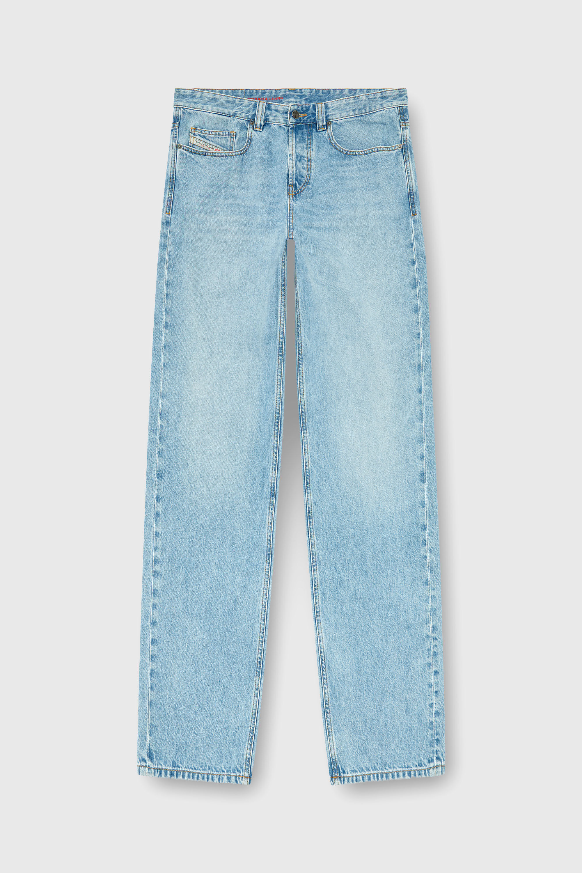 Diesel - Man's Relaxed Jeans 2001 D-Macro 09I29, Light Blue - 6