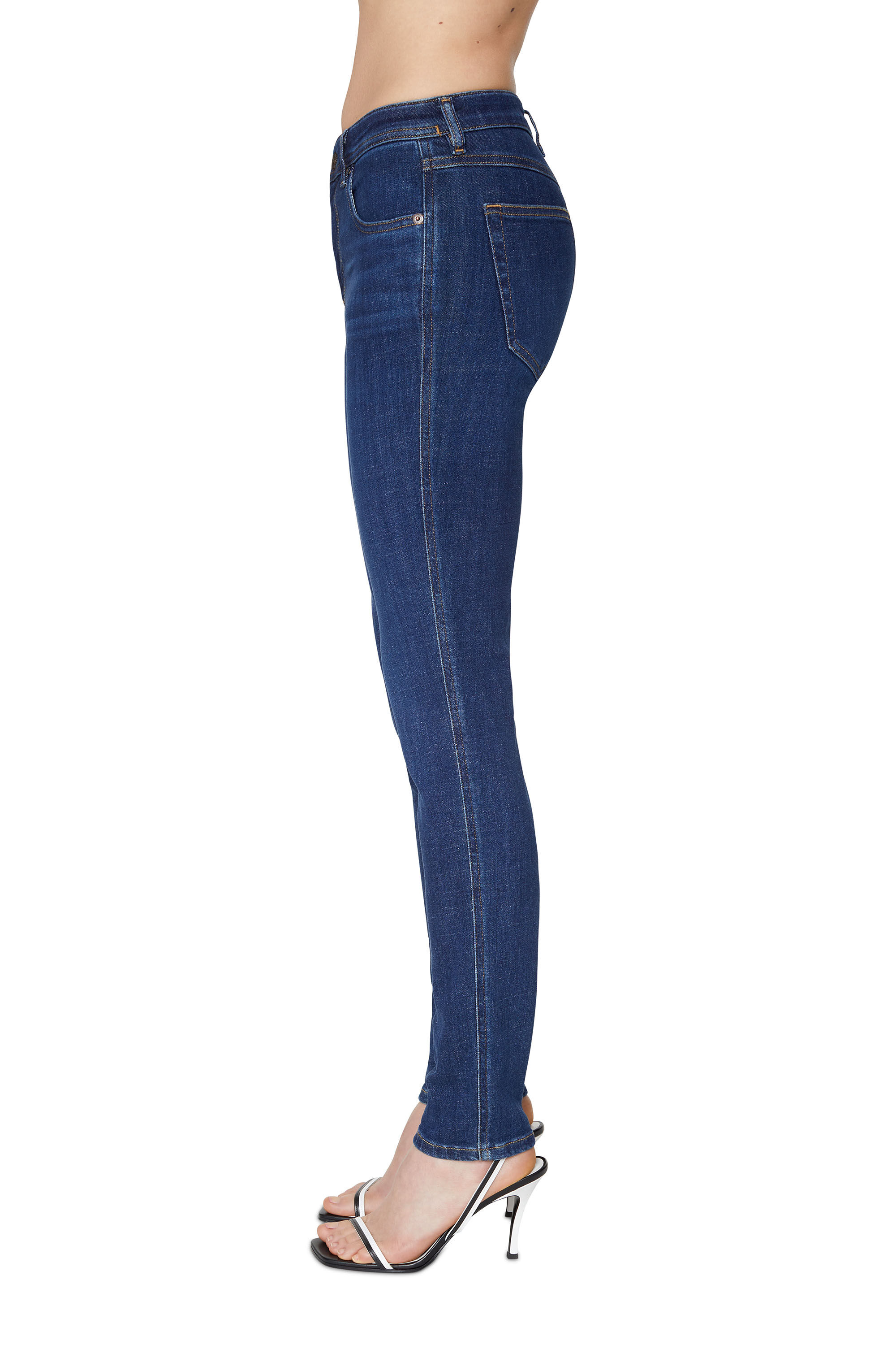Diesel - Skinny Jeans 2015 Babhila 09C58, Dark Blue - Image 5