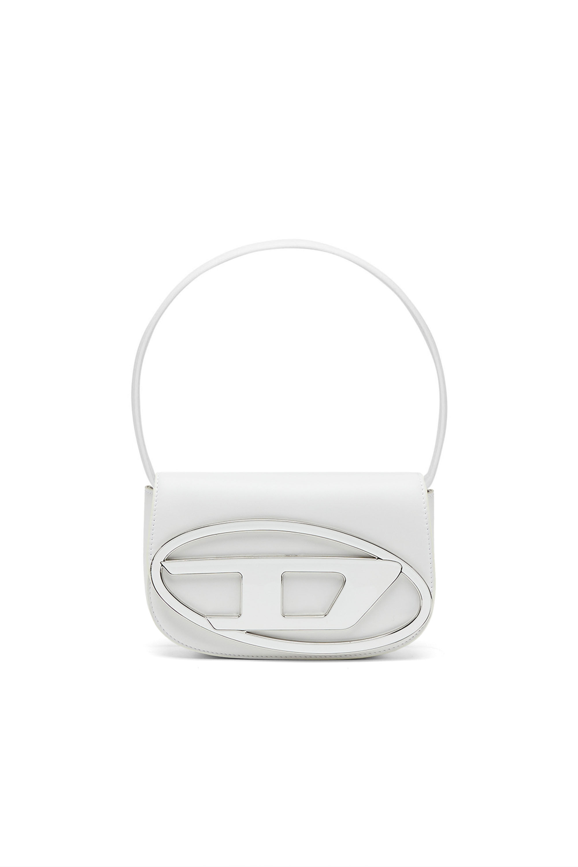DIESEL ディーゼル 1DR ボディバッグ ハンドバッグ ホワイト レザー Women's 1DR-Iconic shoulder bag in nappa leather | White | Diesel