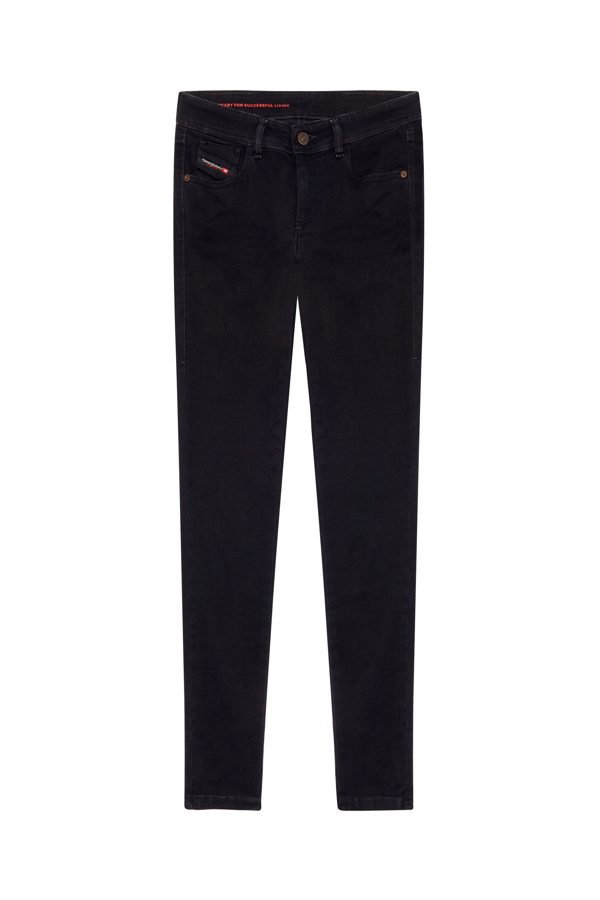 Diesel - 2018 Slandy low Z69VW Super skinny Jeans, Black/Dark grey - Image 2