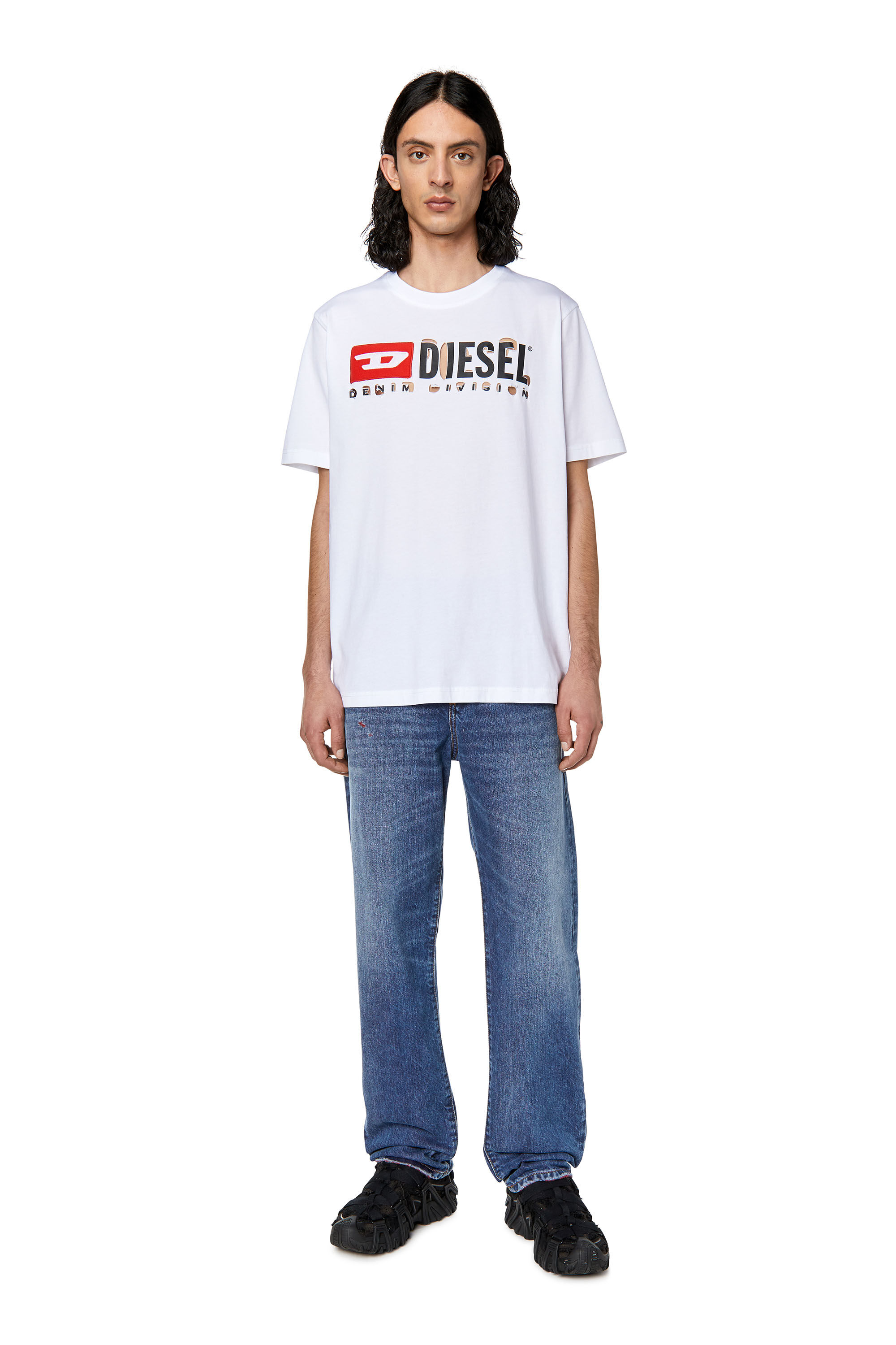 Diesel - T-JUST-DIVSTROYED, White - Image 1