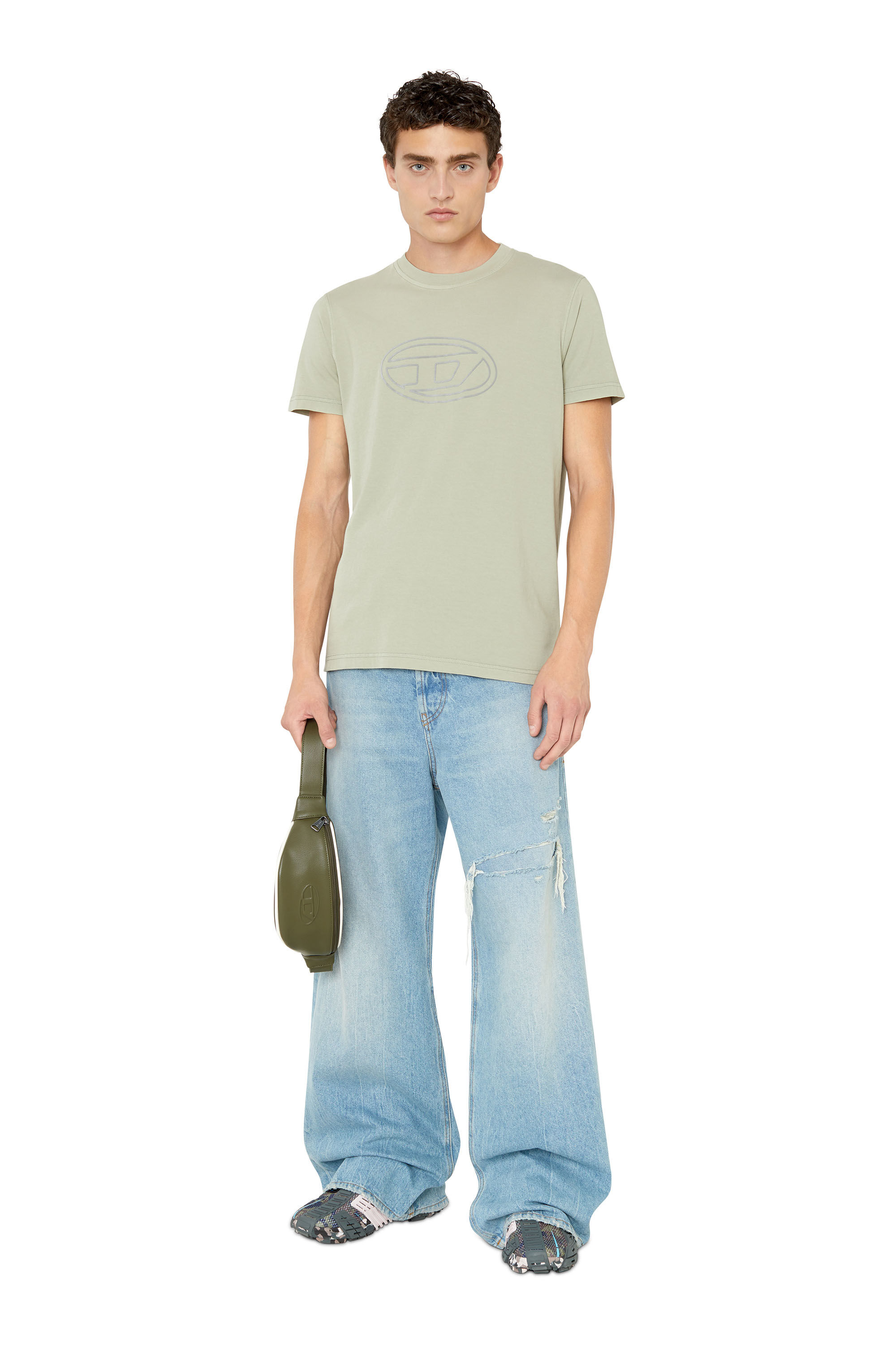 Diesel - D.90 BELT BAG, Military Green - Image 1
