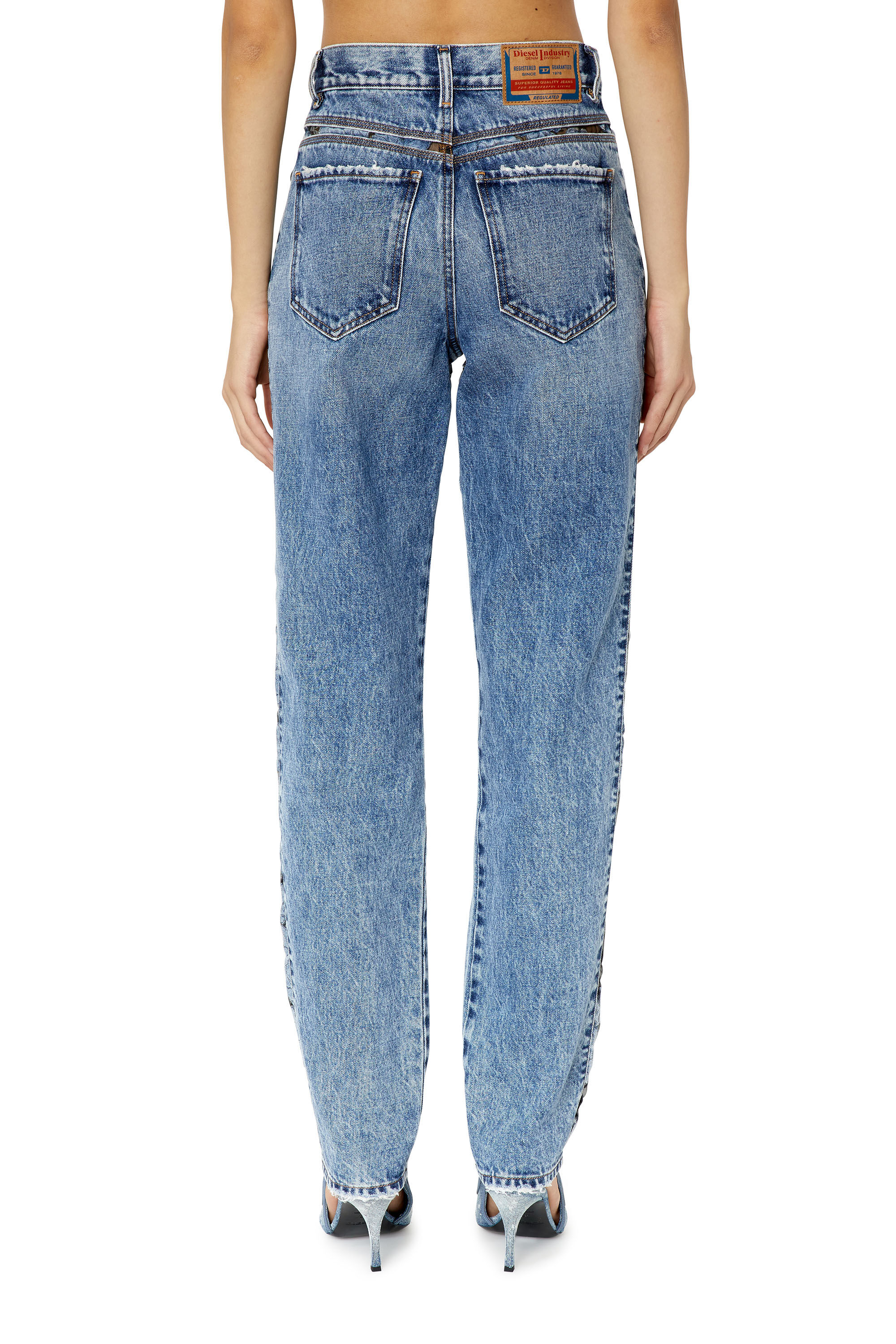Diesel - Straight Jeans D-Pilut 007J3, Medium blue - Image 4