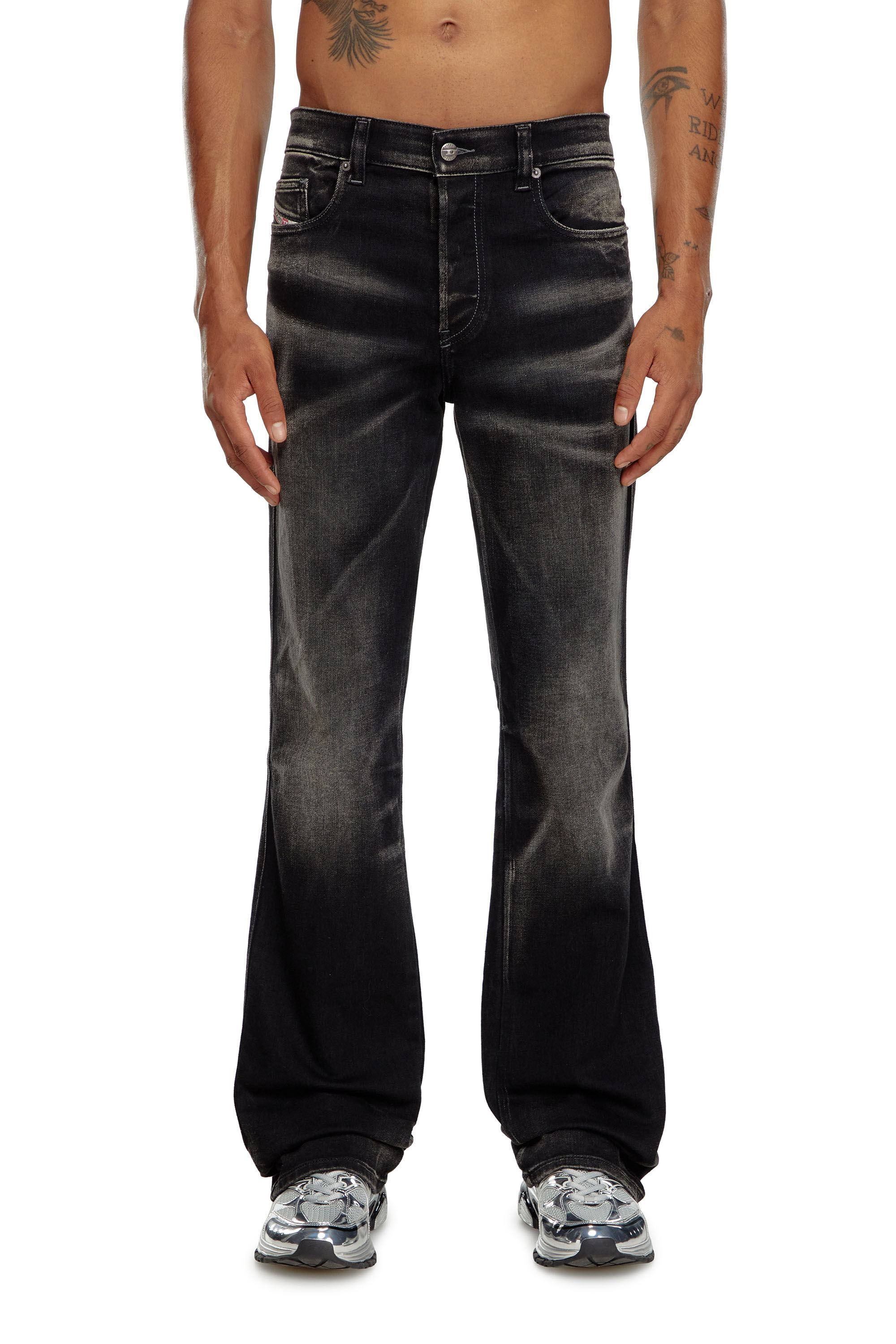 Diesel - Man Bootcut Jeans 1998 D-Buck 09J53, Black/Dark grey - Image 3