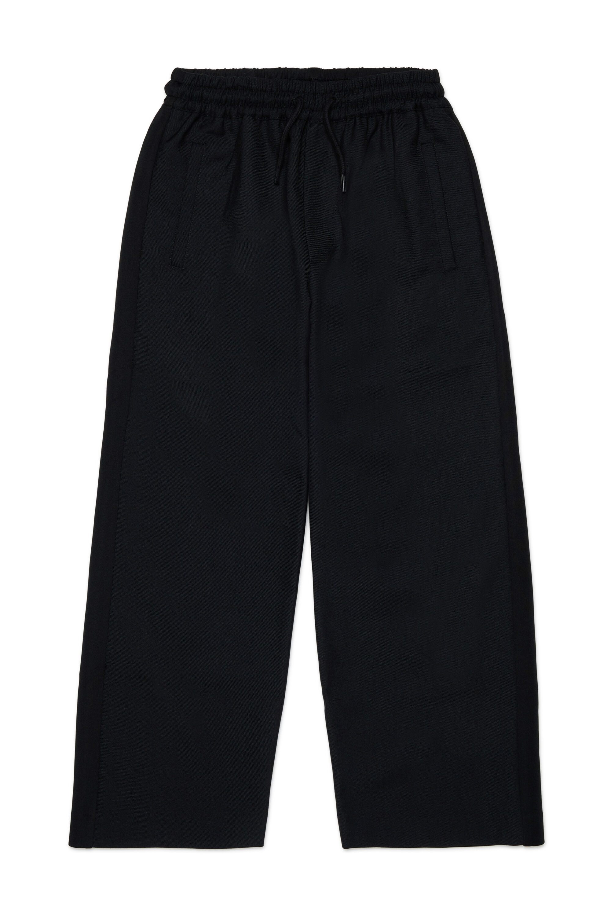 Diesel - PREBON, Man's Sweatpants in wool-blend fabric in Black - 1