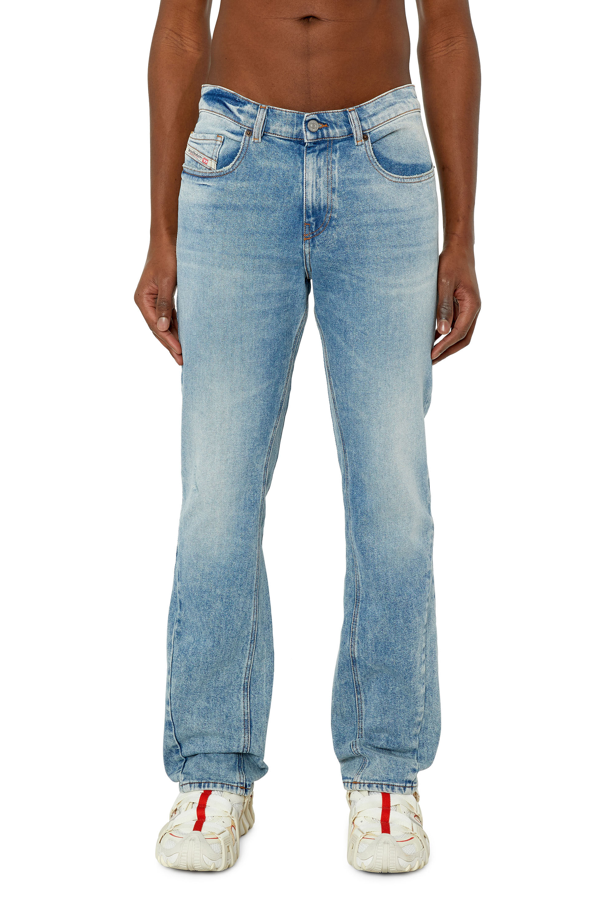 Diesel - 2021 D-Vocs 09E86 Bootcut Jeans, Light Blue - Image 3