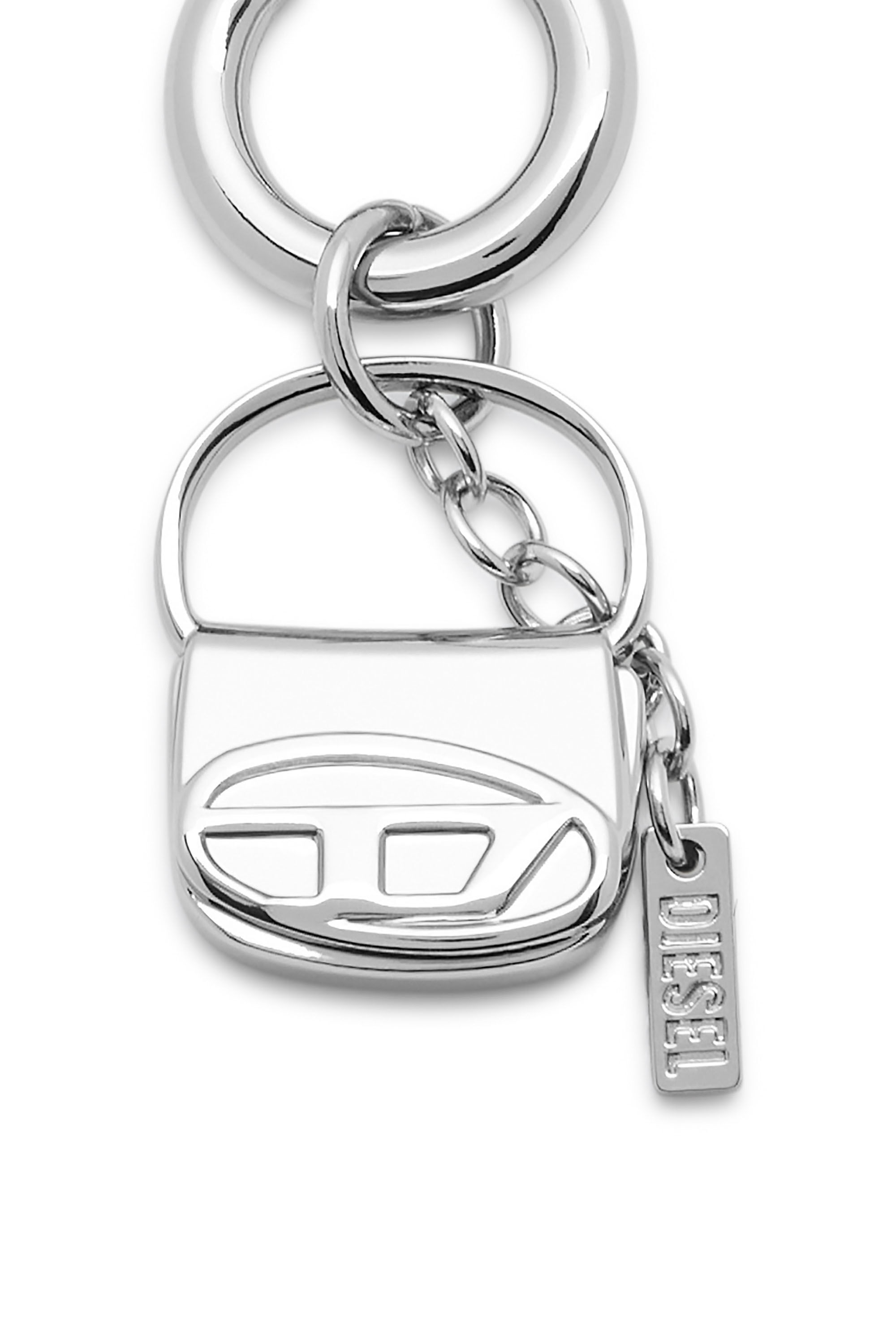Diesel - CHARM-1DR, Woman's Metal charm with mini 1DR charm in Silver - 2