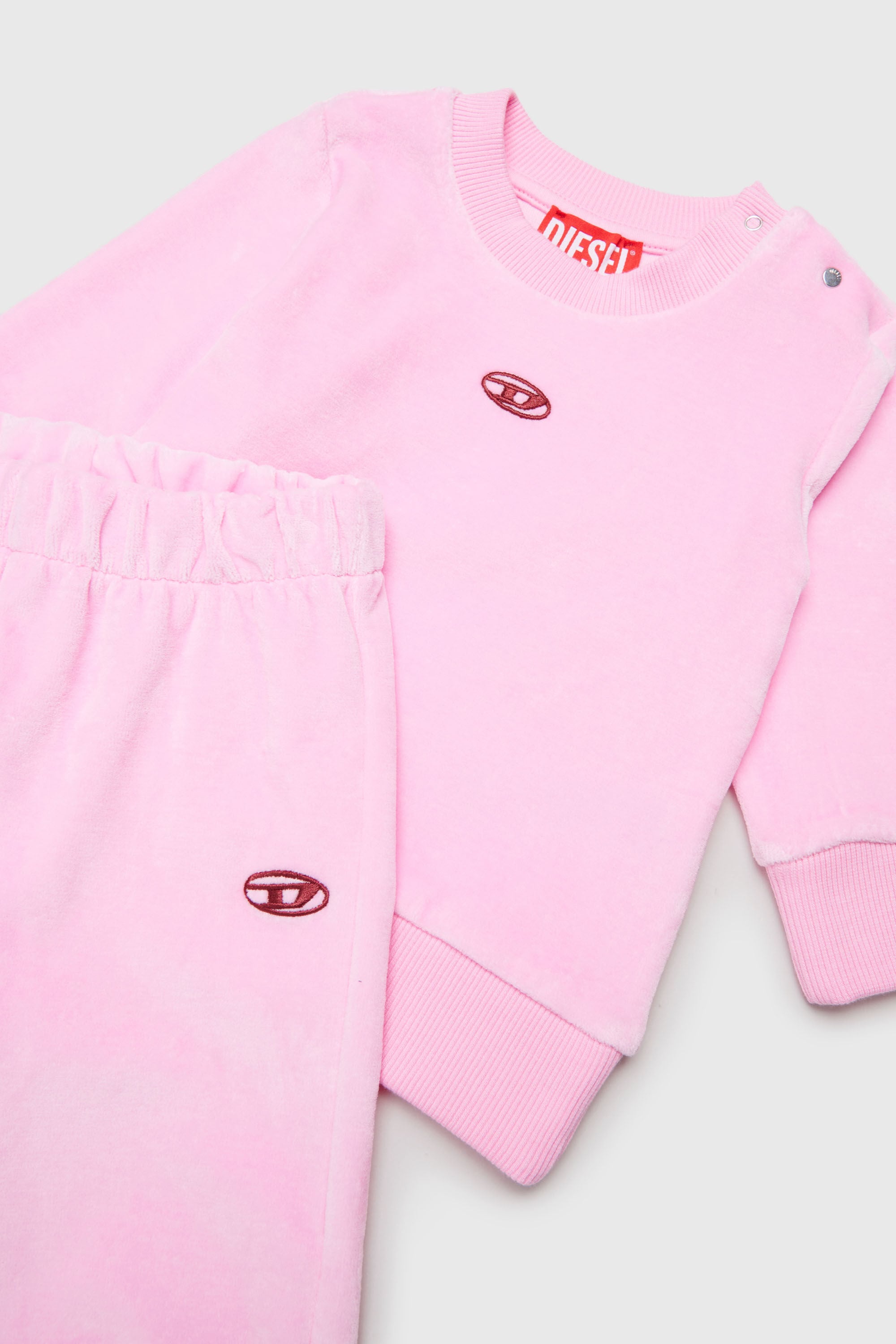 Diesel - SHENIB-SET, Unisex's Cotton tracksuit set with Oval D logo in null - 3