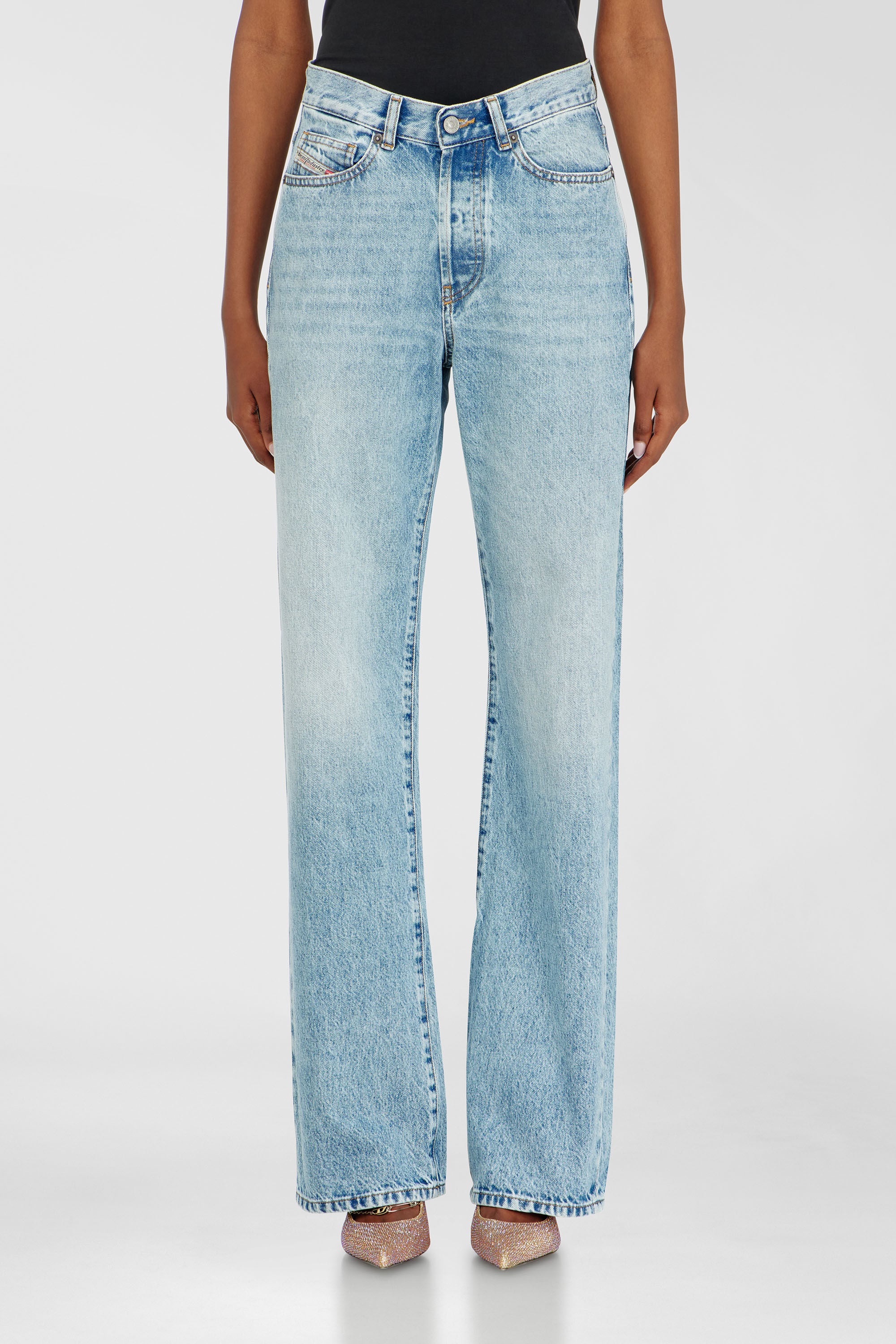 Diesel - Woman's Regular Jeans 1971 D-Sent 09I29, Light Blue - 4