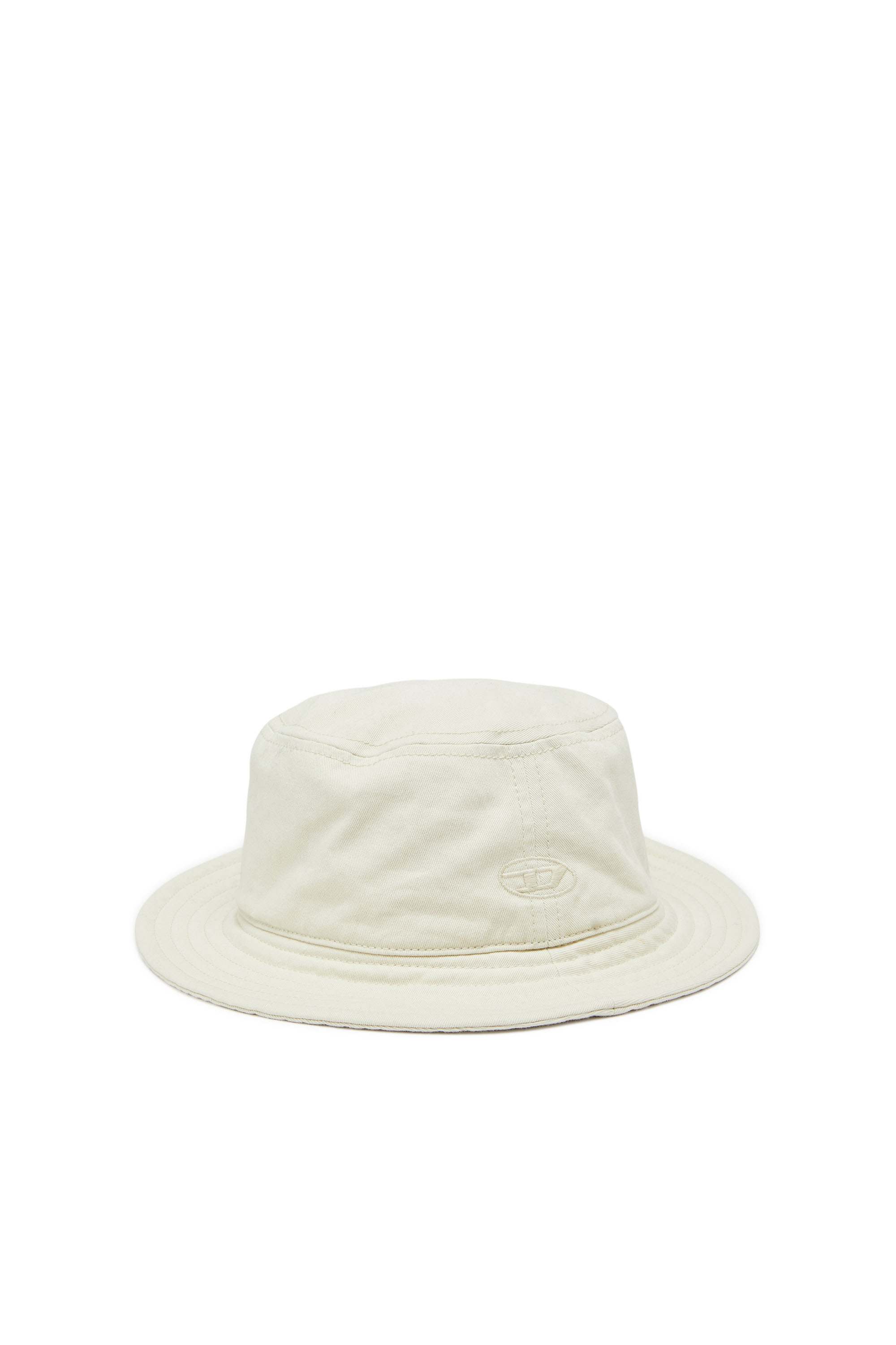 Diesel - C-FISHER-WASH, Man Bucket hat with tonal logo embroidery in White - Image 1