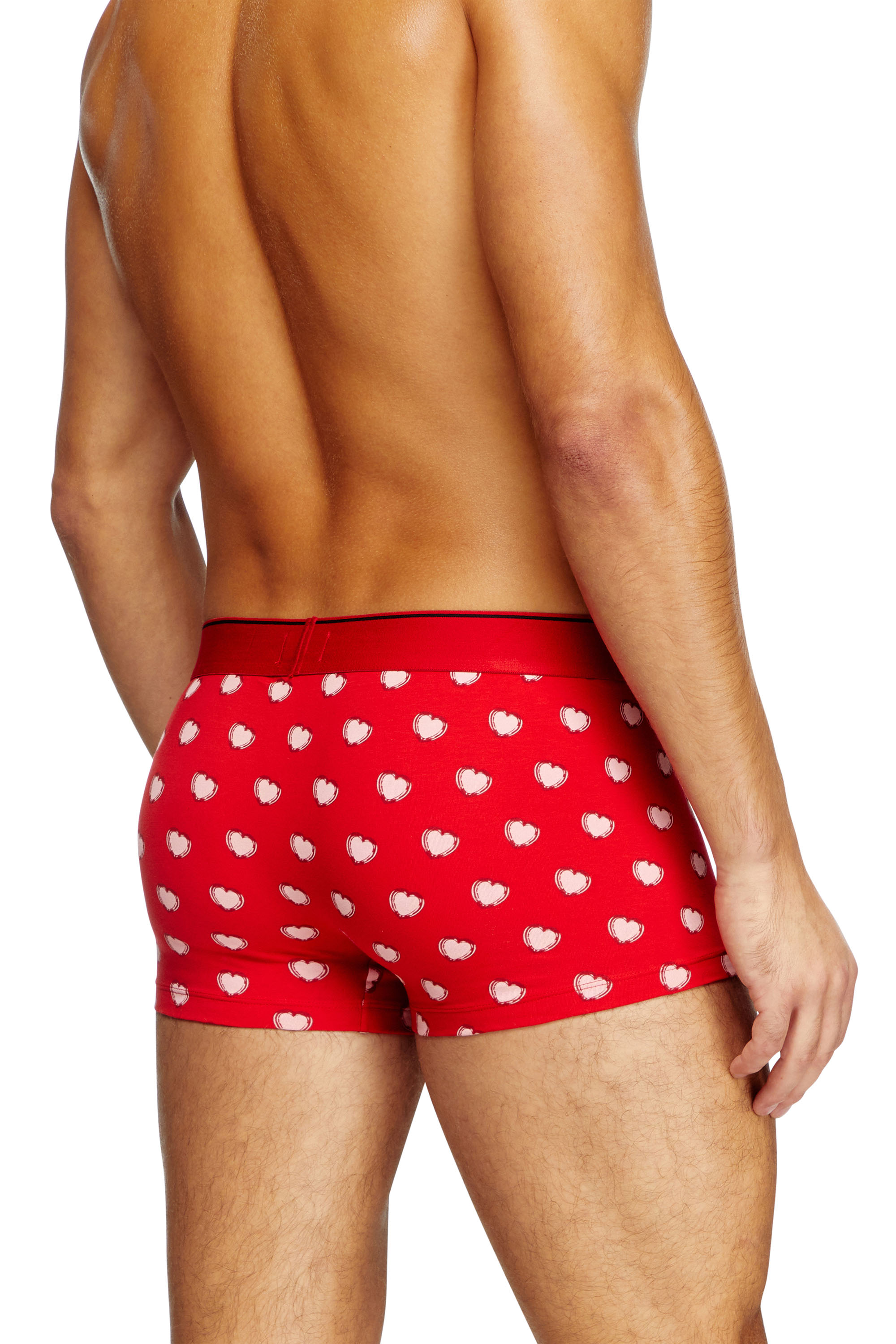 Diesel - DAMIEN-GFT-3PACK, Man's Three-pack boxer briefs with heart motif in Black/Red - 4