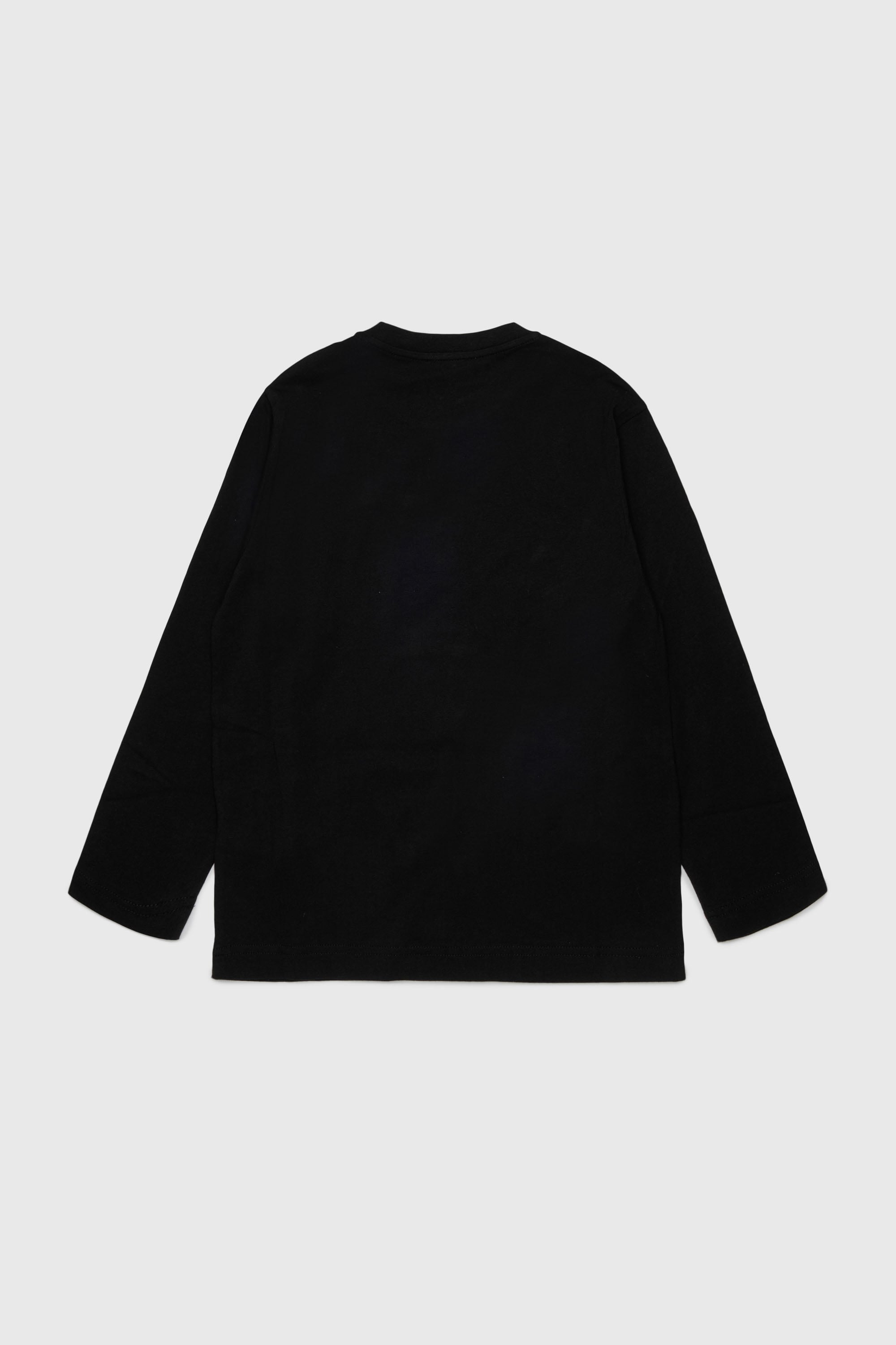 Diesel - TCIRCLELS OVER, Man's Long-sleeve T-shirt with Oval D logo in Black - 2