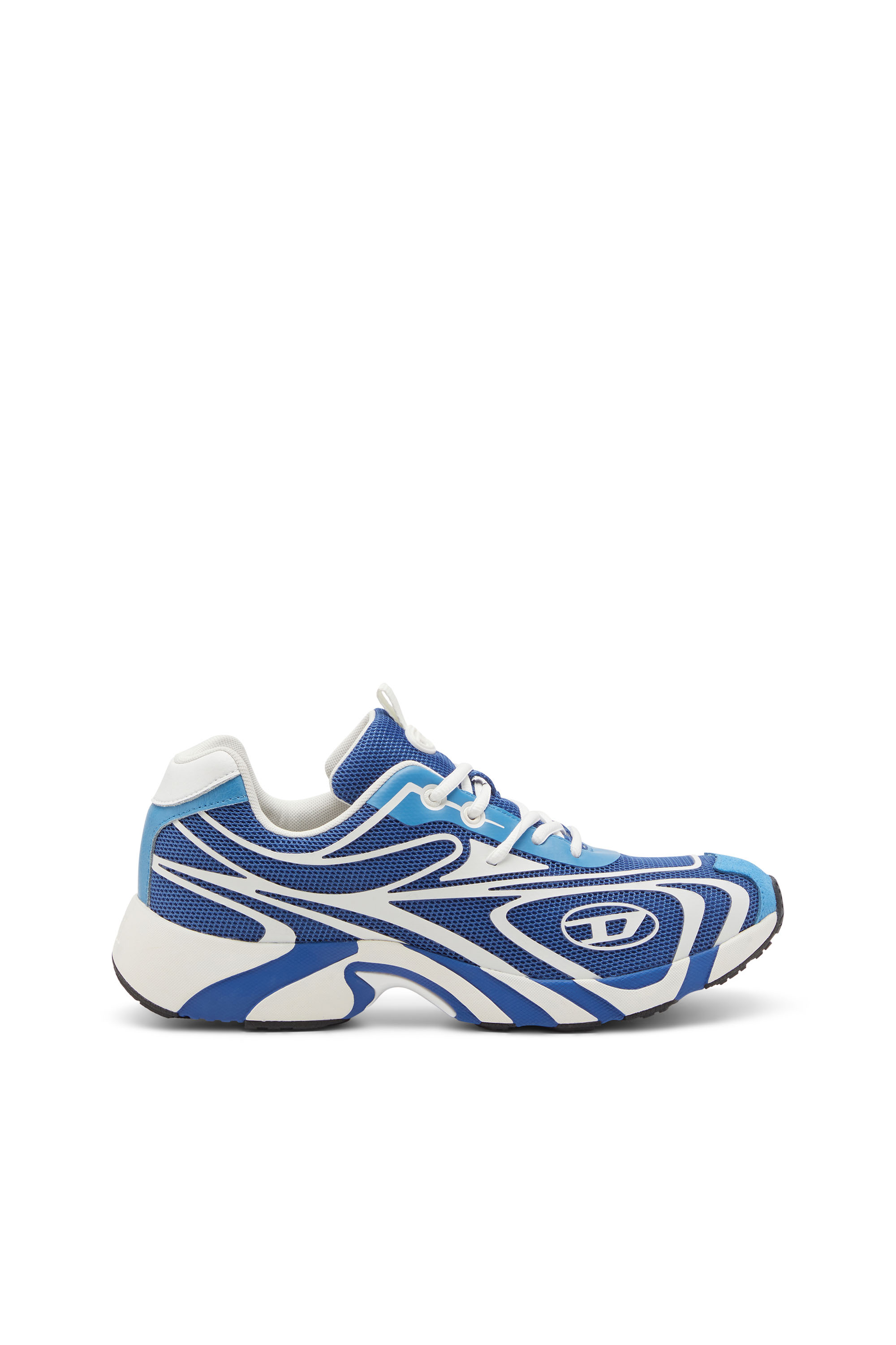 S-D-VIT'S 500 LOW, Blue/White Diesel - S-D-VIT'S 500 LOW, Man's S-D-Vit - Lace-up sneakers in Blue/White - 1