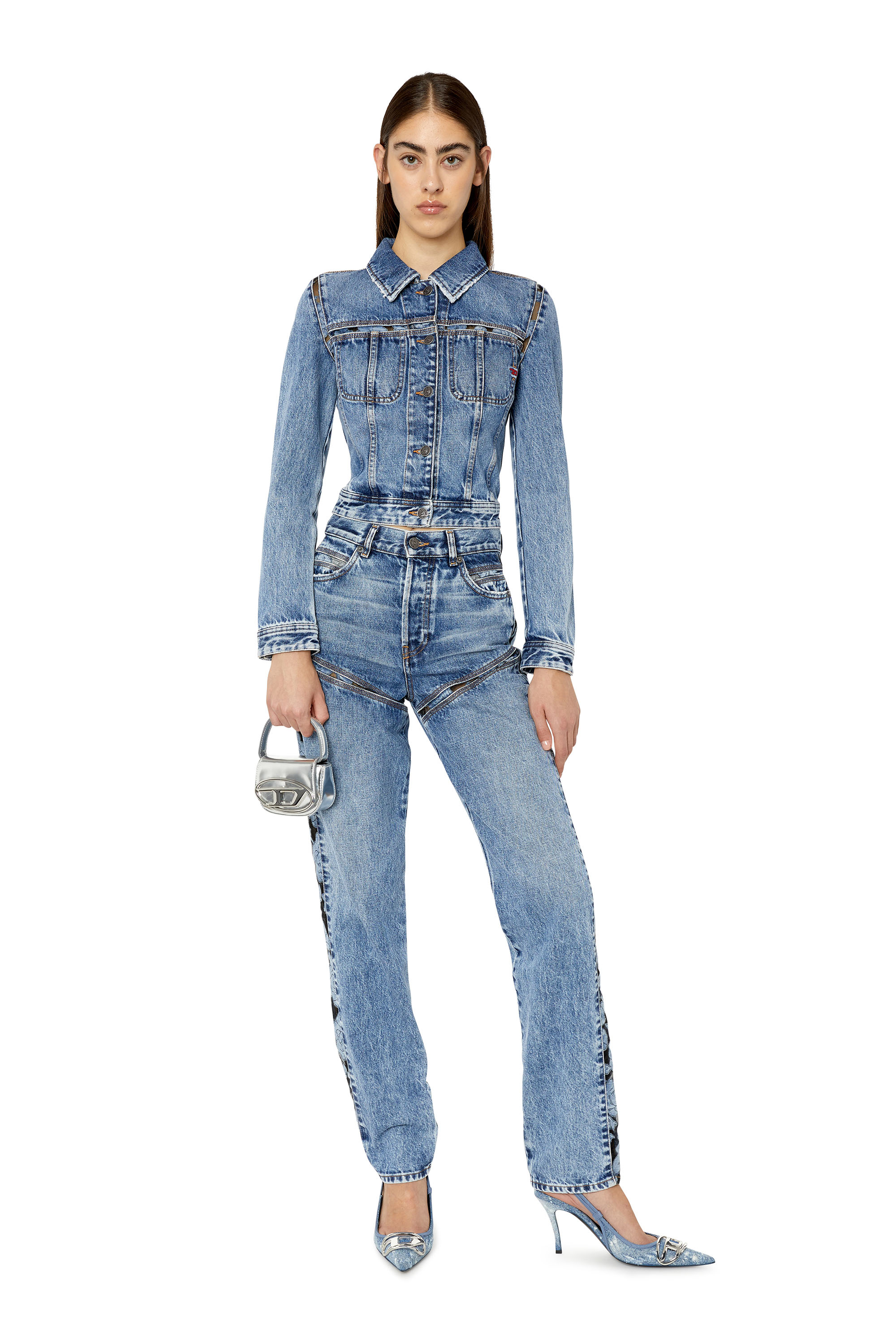 Diesel - D-Pilut 007J3 Straight Jeans, Medium blue - Image 5