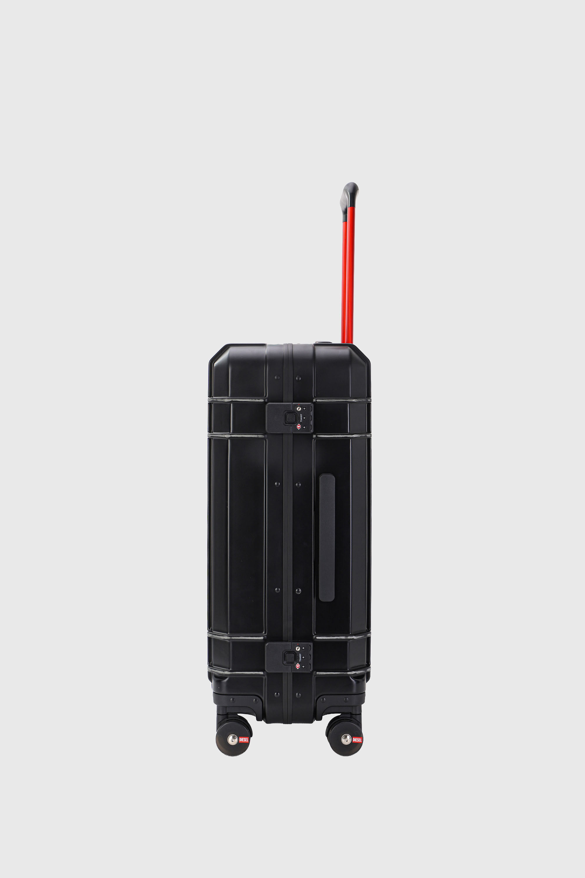 Diesel - DIESEL PC STRONG IMAGE TROLLEY- DSL003, Unisex's Rugged suitcase size M in Black - 4