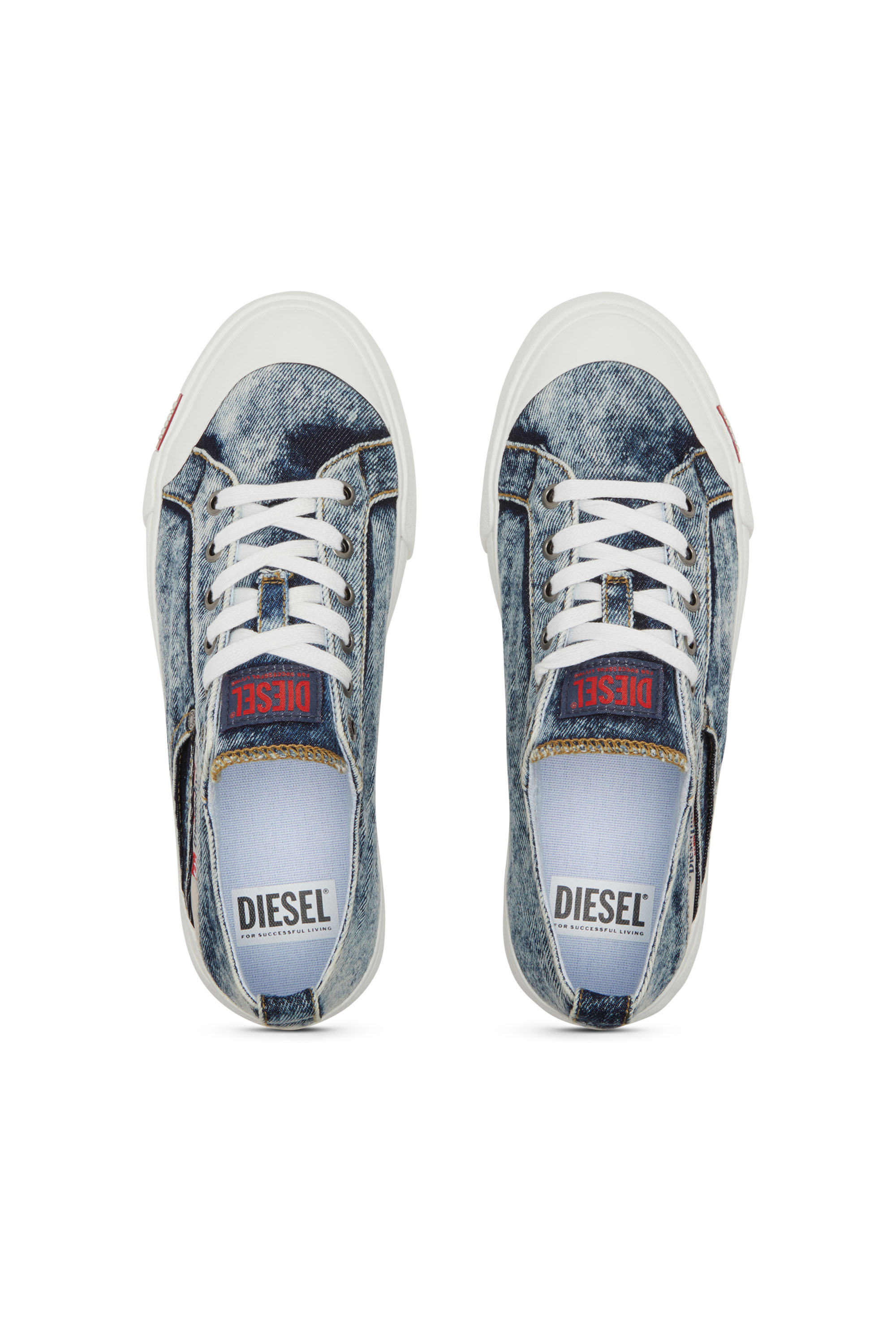 Diesel - S-ATHOS NMD LOW, Man's S-Athos-Denim sneakers with pocket detail in Blue - 6