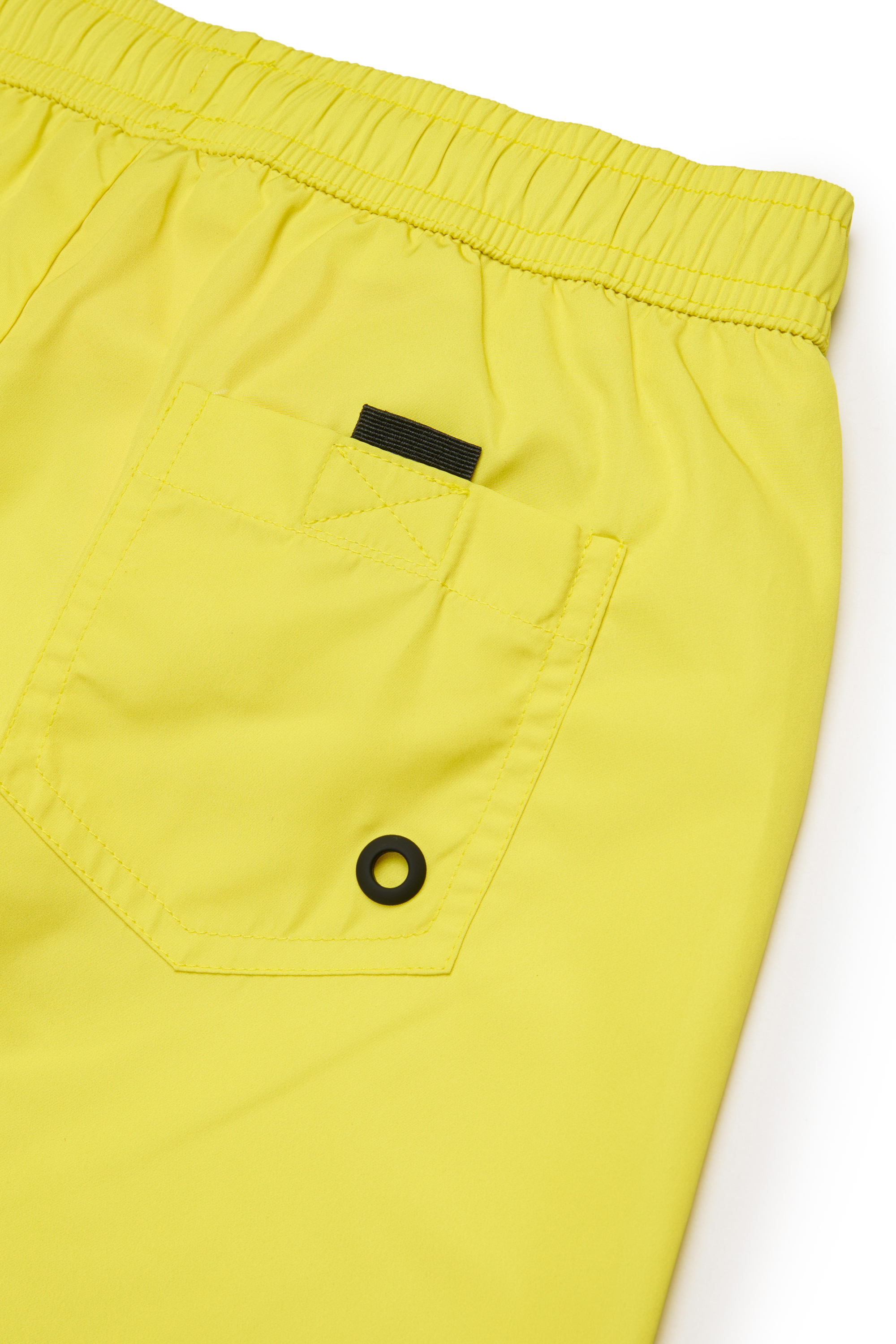 Diesel - MIPACY, Man's Swim shorts with astronaut print in Yellow - 4