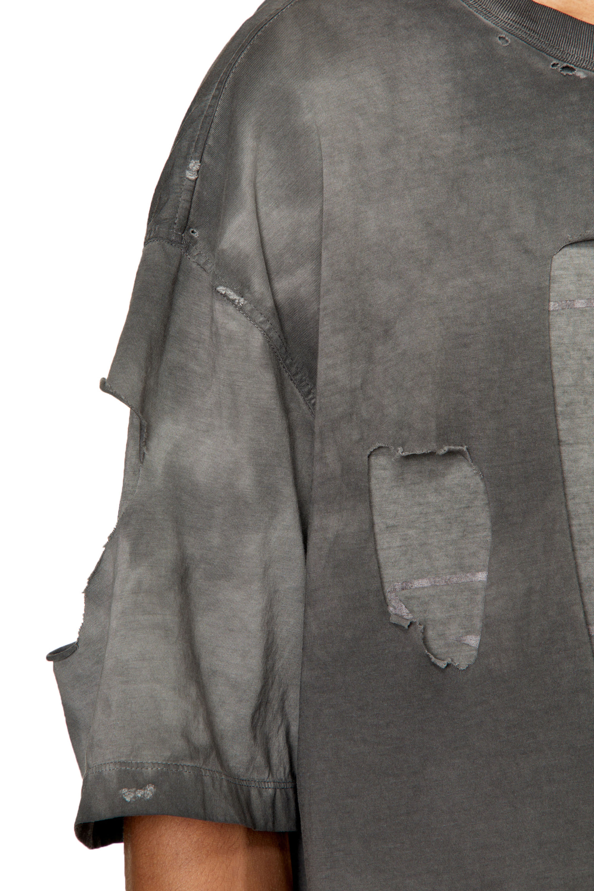 Diesel - T-ASHY, Dark grey - Image 5
