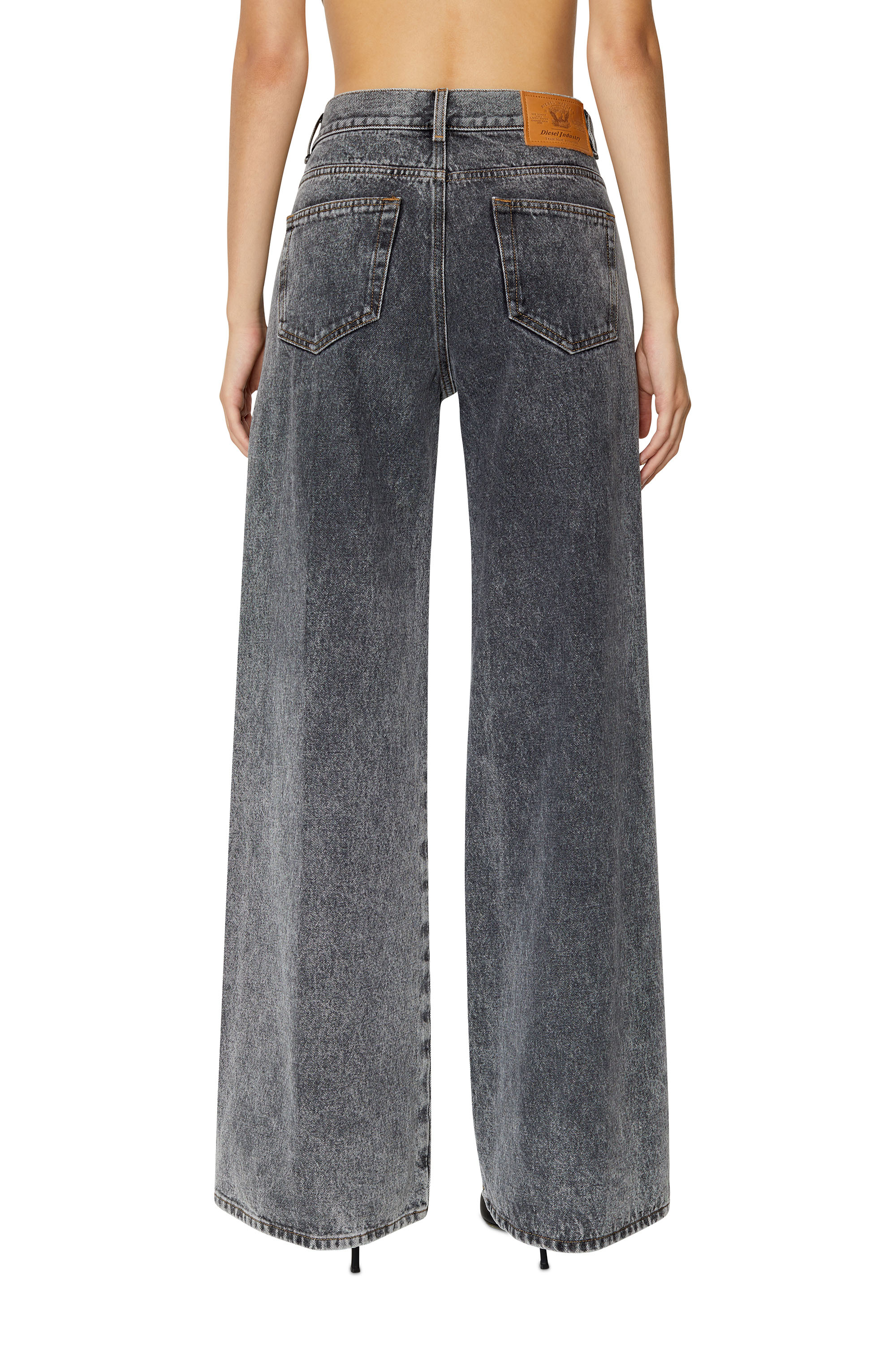 Diesel - 1978 09E04 Bootcut and Flare Jeans, Black/Dark grey - Image 3