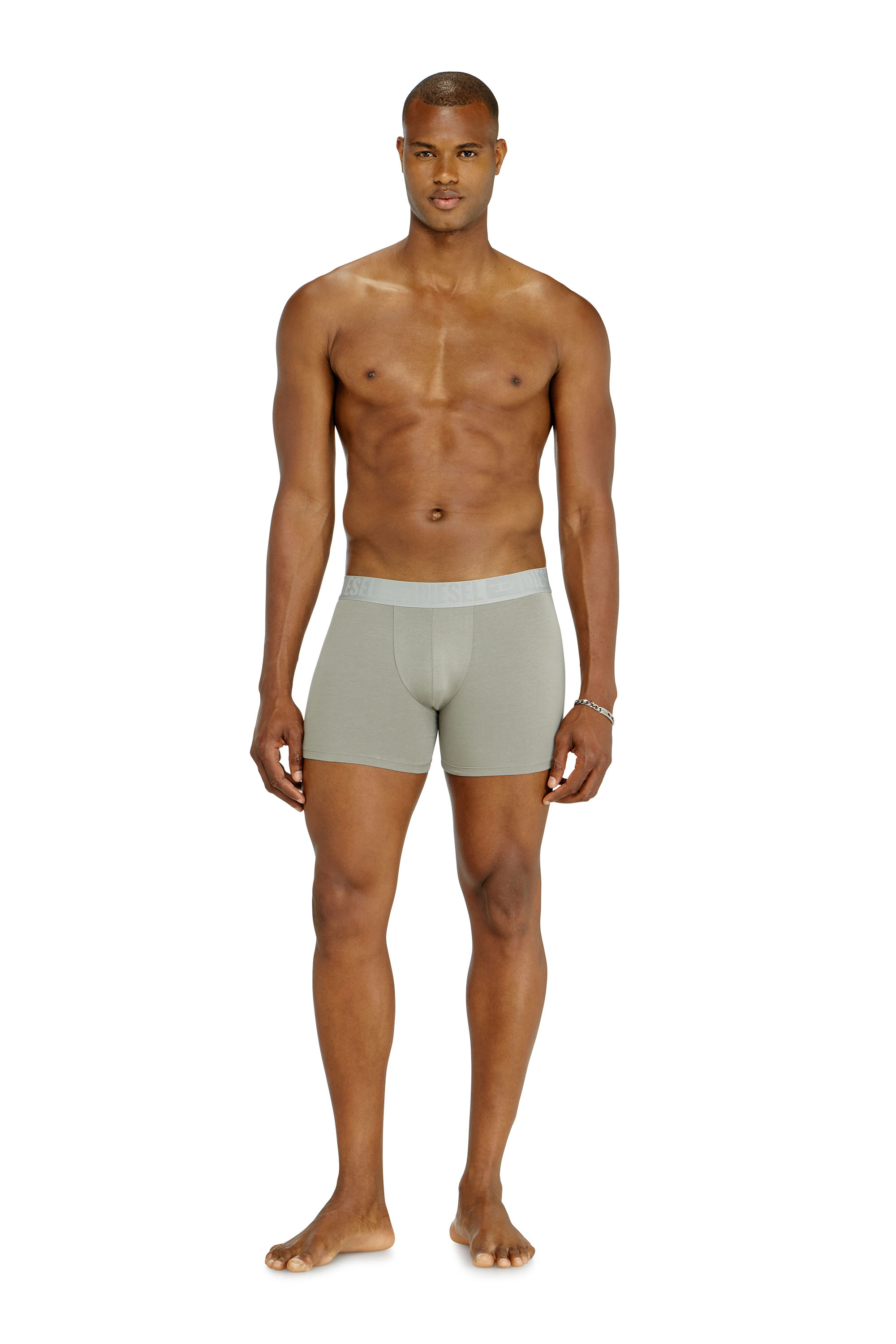 Diesel - SEBASTIAN-D-CORE-3PACK, Man's Three-pack boxer briefs in stretch cotton in Black/Grey - 3