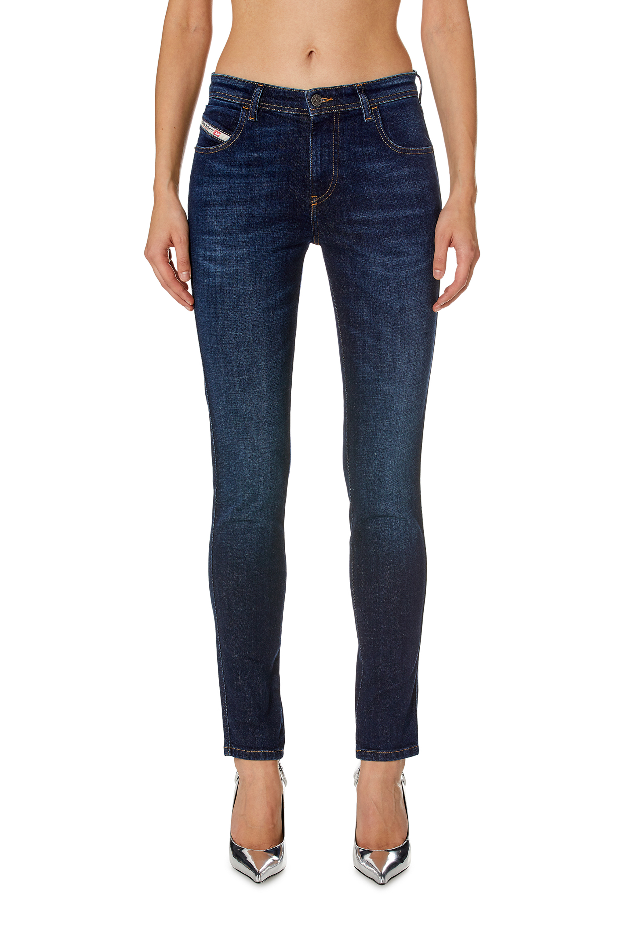 Diesel - Woman's Skinny Jeans 2015 Babhila 09J17, Dark Blue - 1