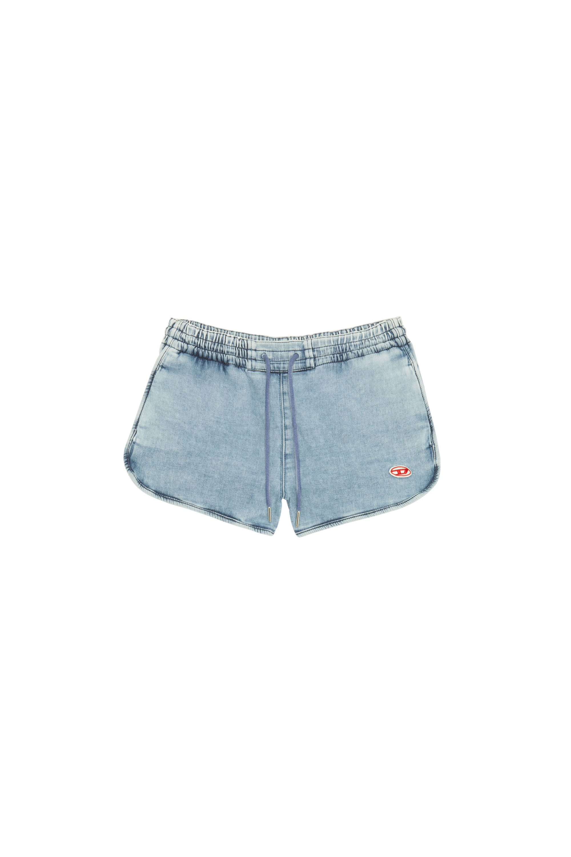 Diesel - D-SUNNY TRACK DENIM RUNNING SHORTS, Light Blue - Image 3