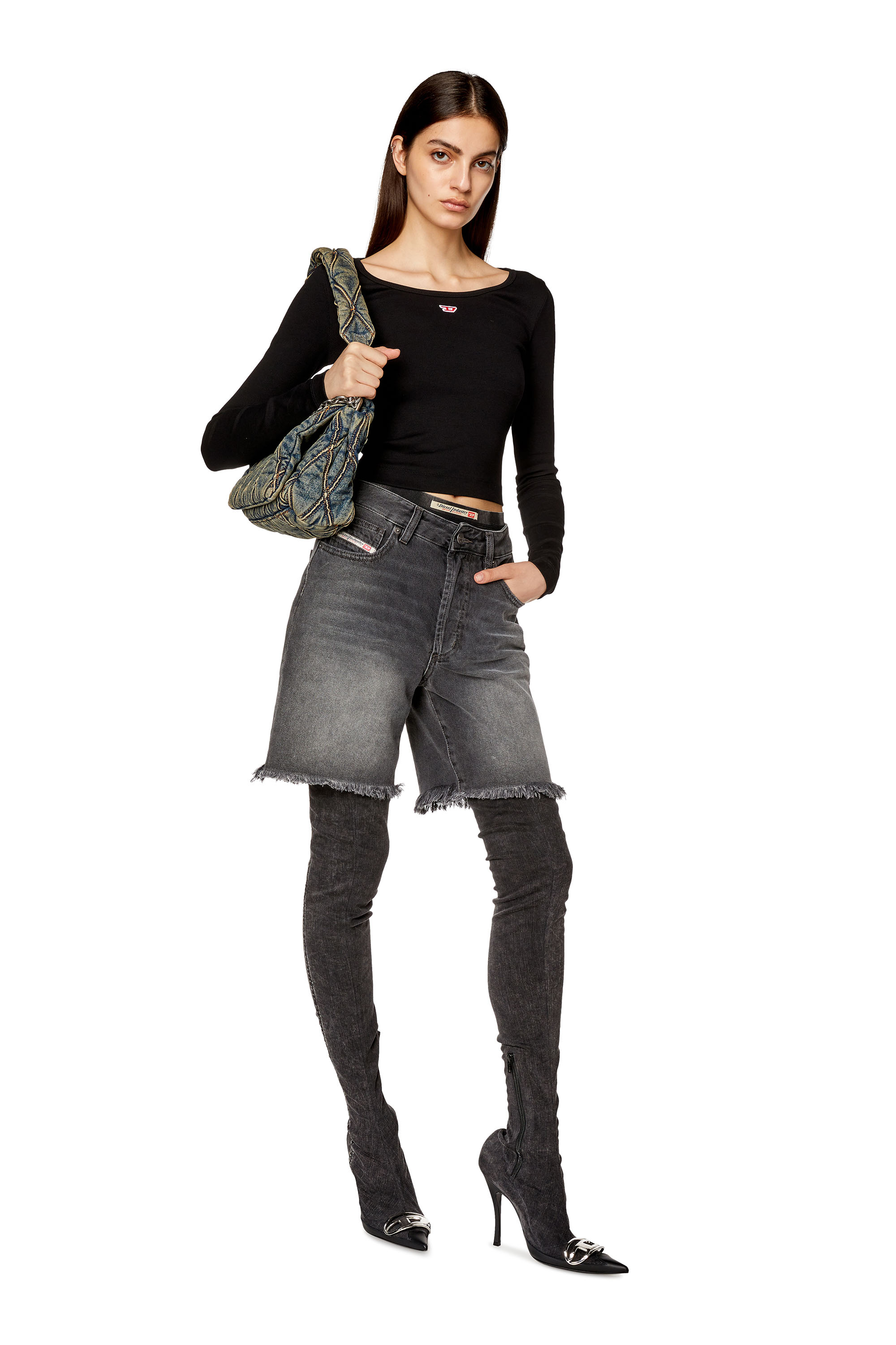 Diesel - T-BALLET-D, Black - Image 2