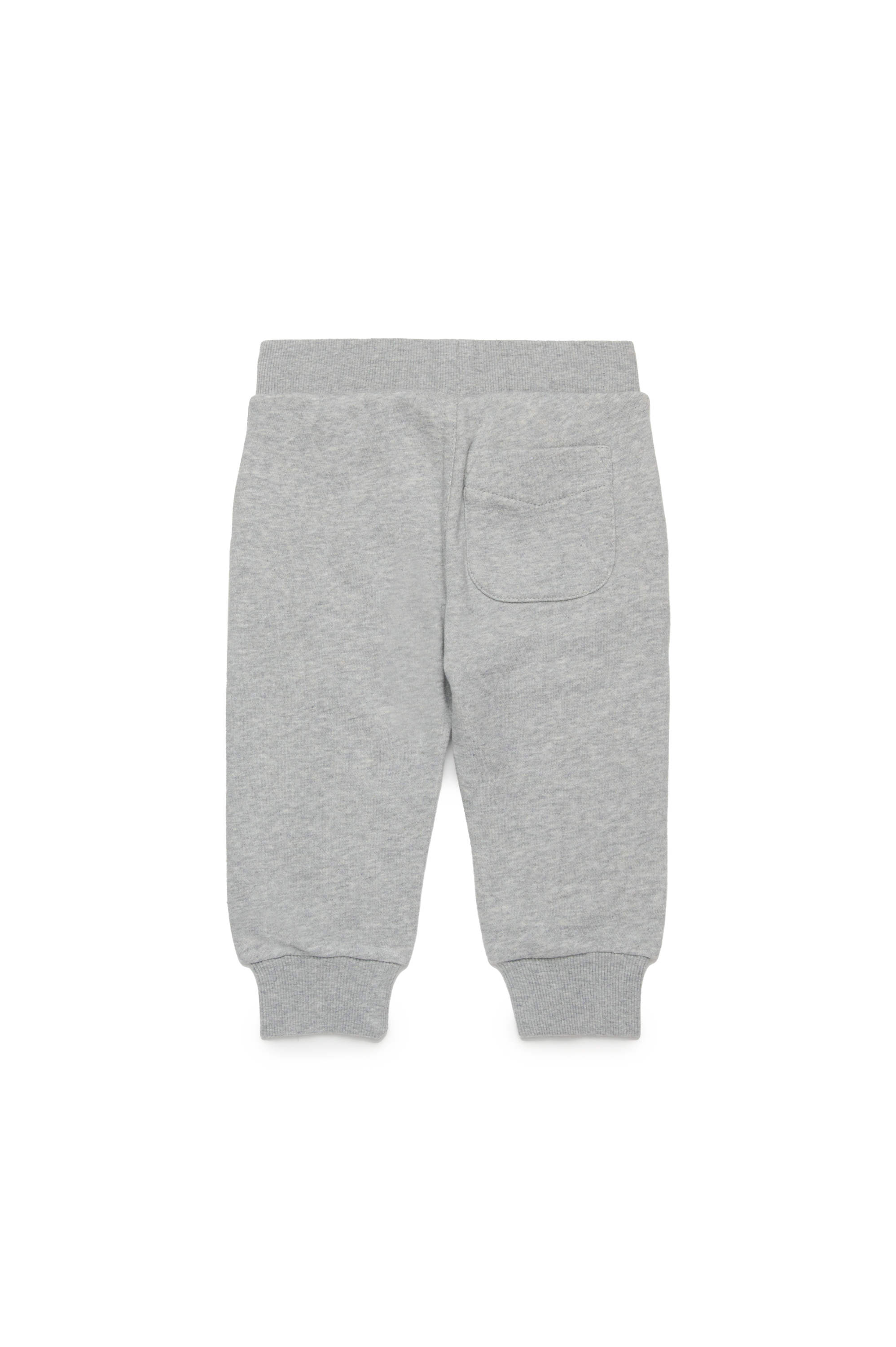 Diesel - PGIBBIB, Man's Sweatpants with frayed denim logo in Grey - 2