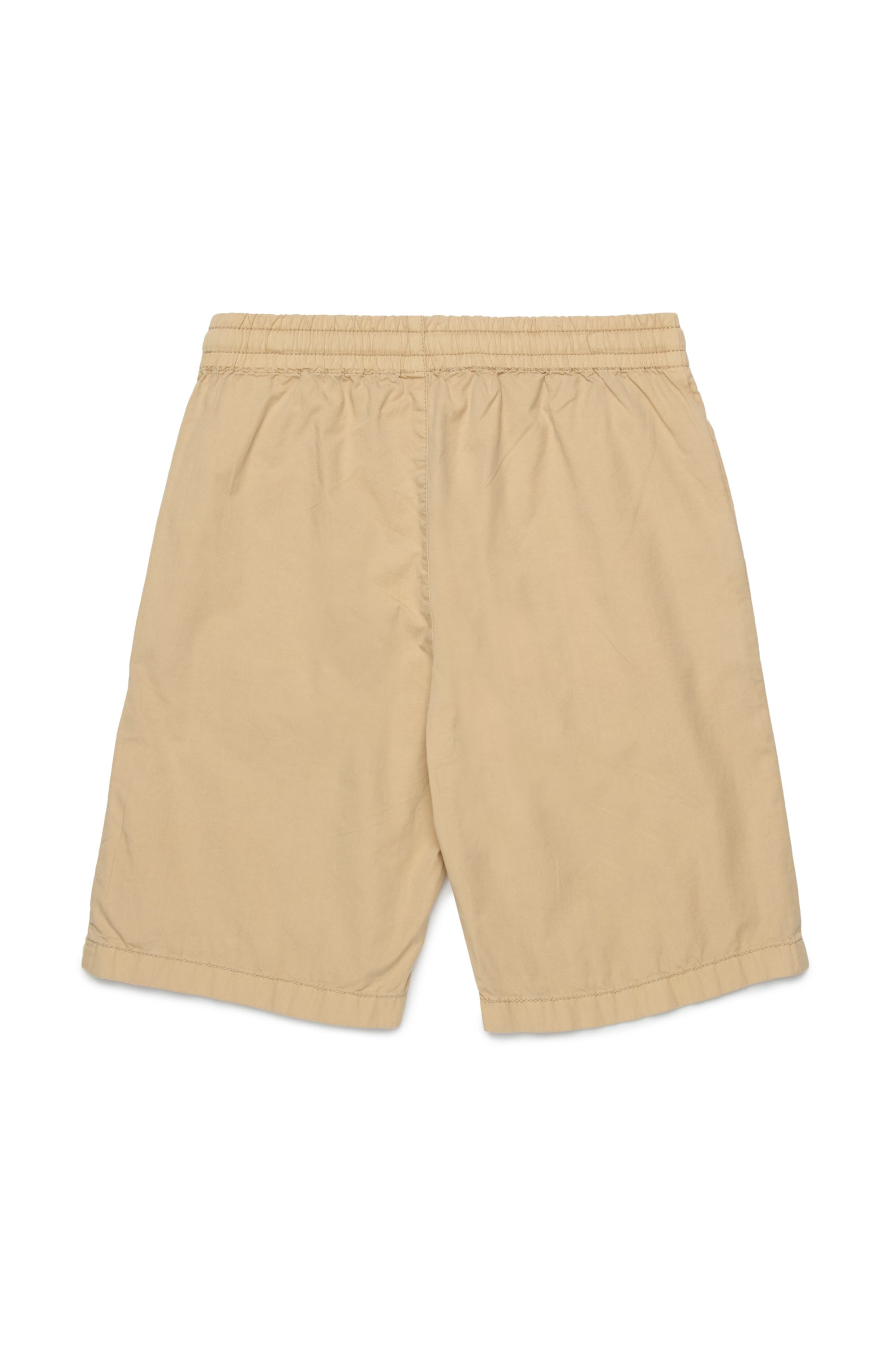 Diesel - PMCKELLSHORT, Man's Drawstring shorts with Oval D embroidery in Light Brown - 2