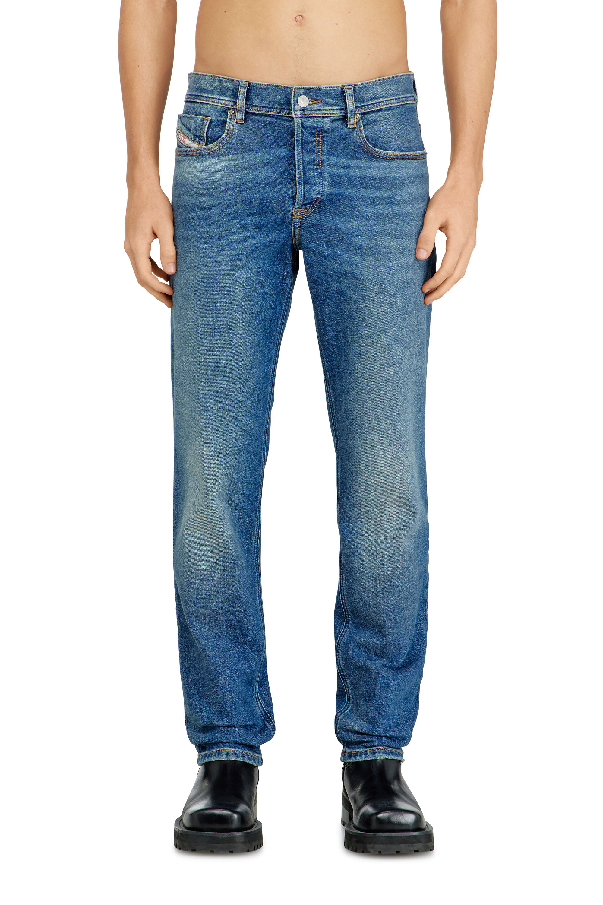 Diesel - Man's Regular Jeans 2023 D-Finitive 0BEBD, Blue - 3