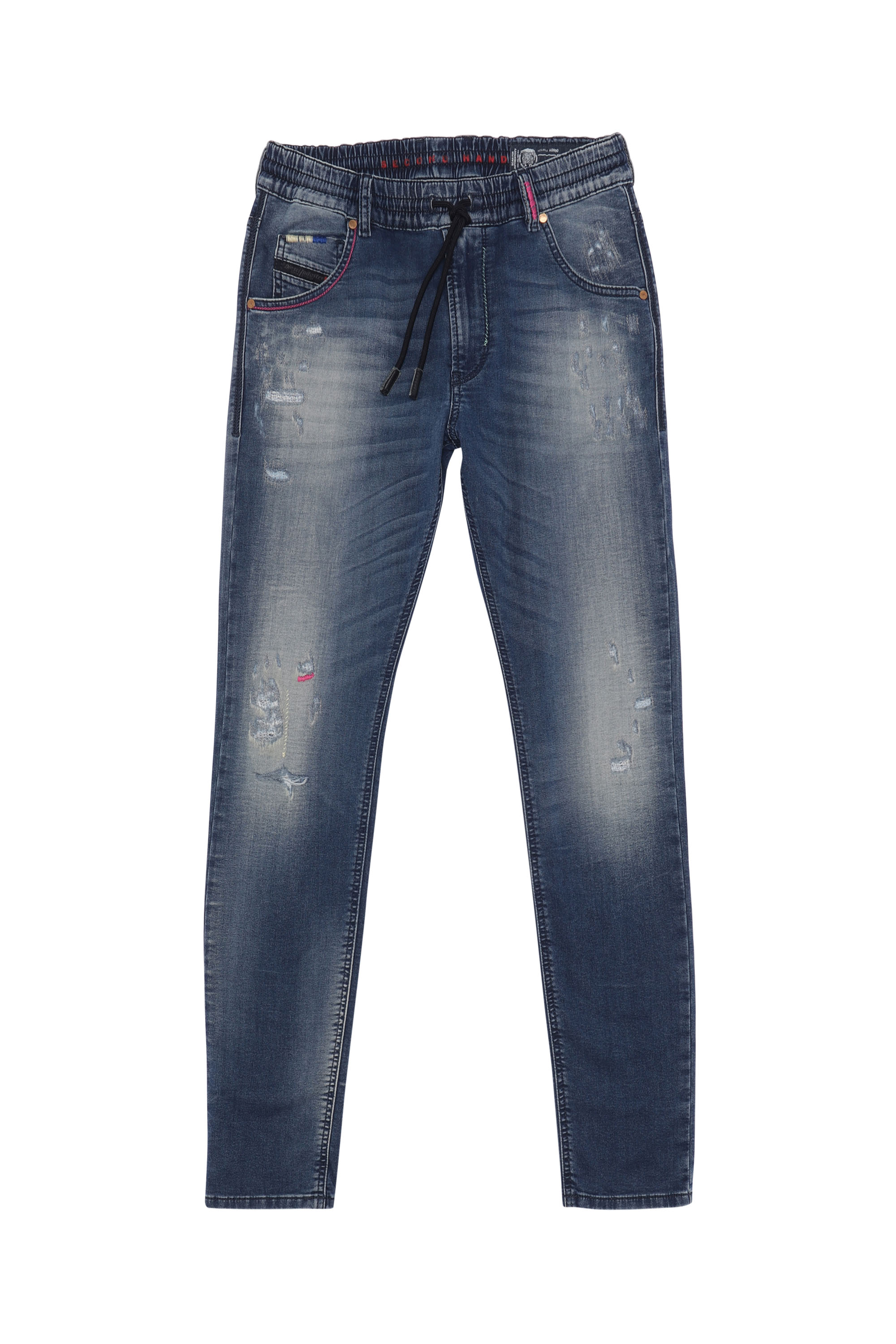 Diesel - KRAILEY JoggJeans&reg;, Woman's Diesel Woman - Jeans Medium blue in Dark Blue - 1