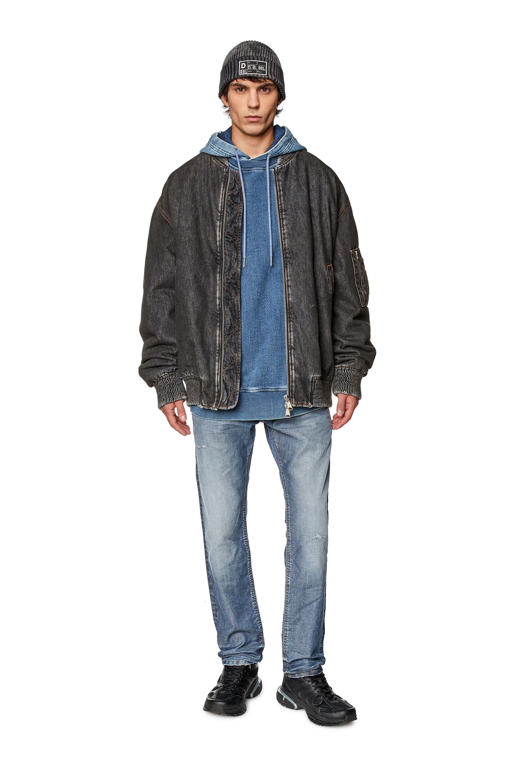 Diesel - Tapered Krooley JoggJeans® E9H13, Medium blue - Image 4
