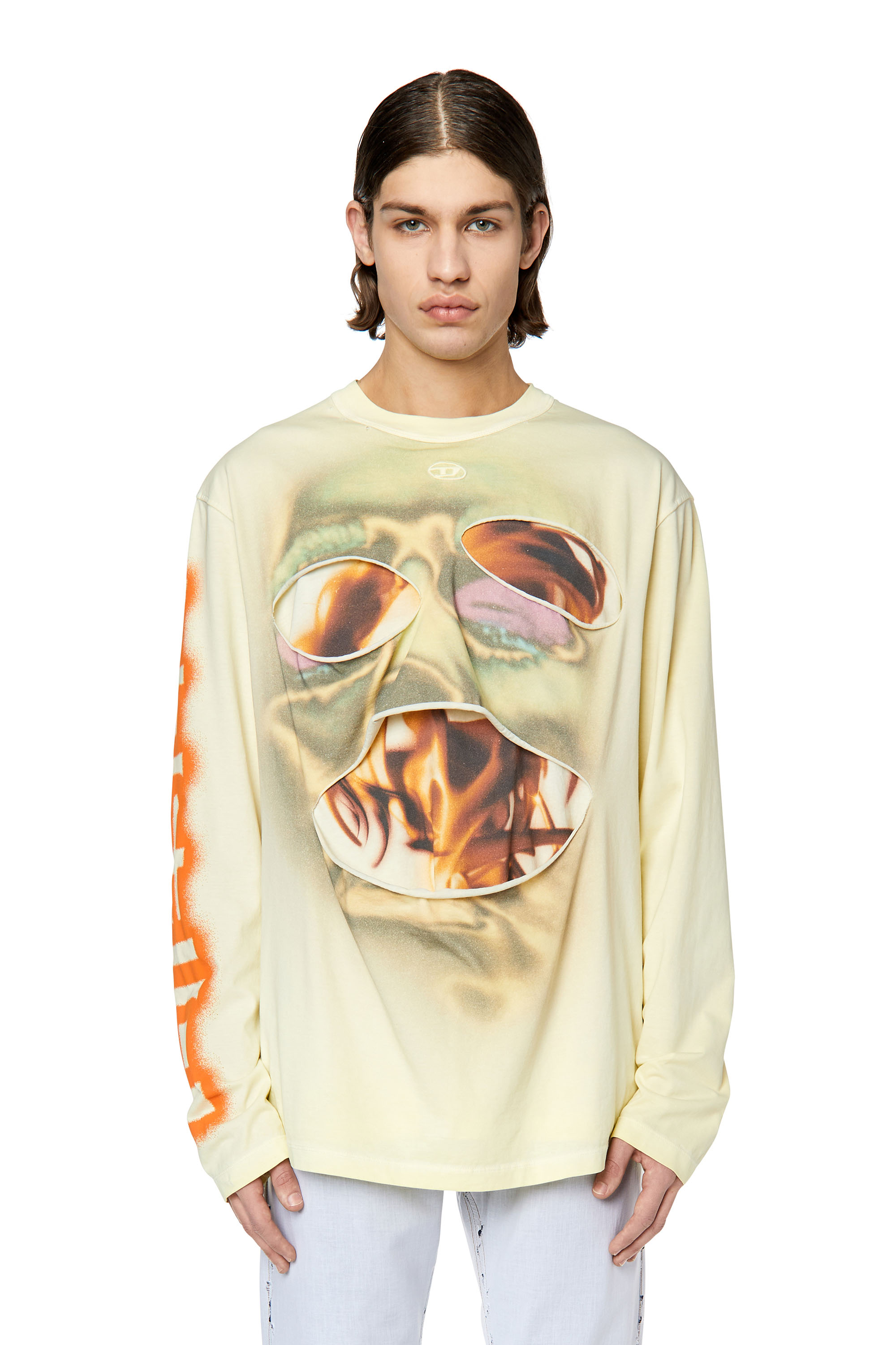 Diesel - T-CRANY, Beige - Image 1