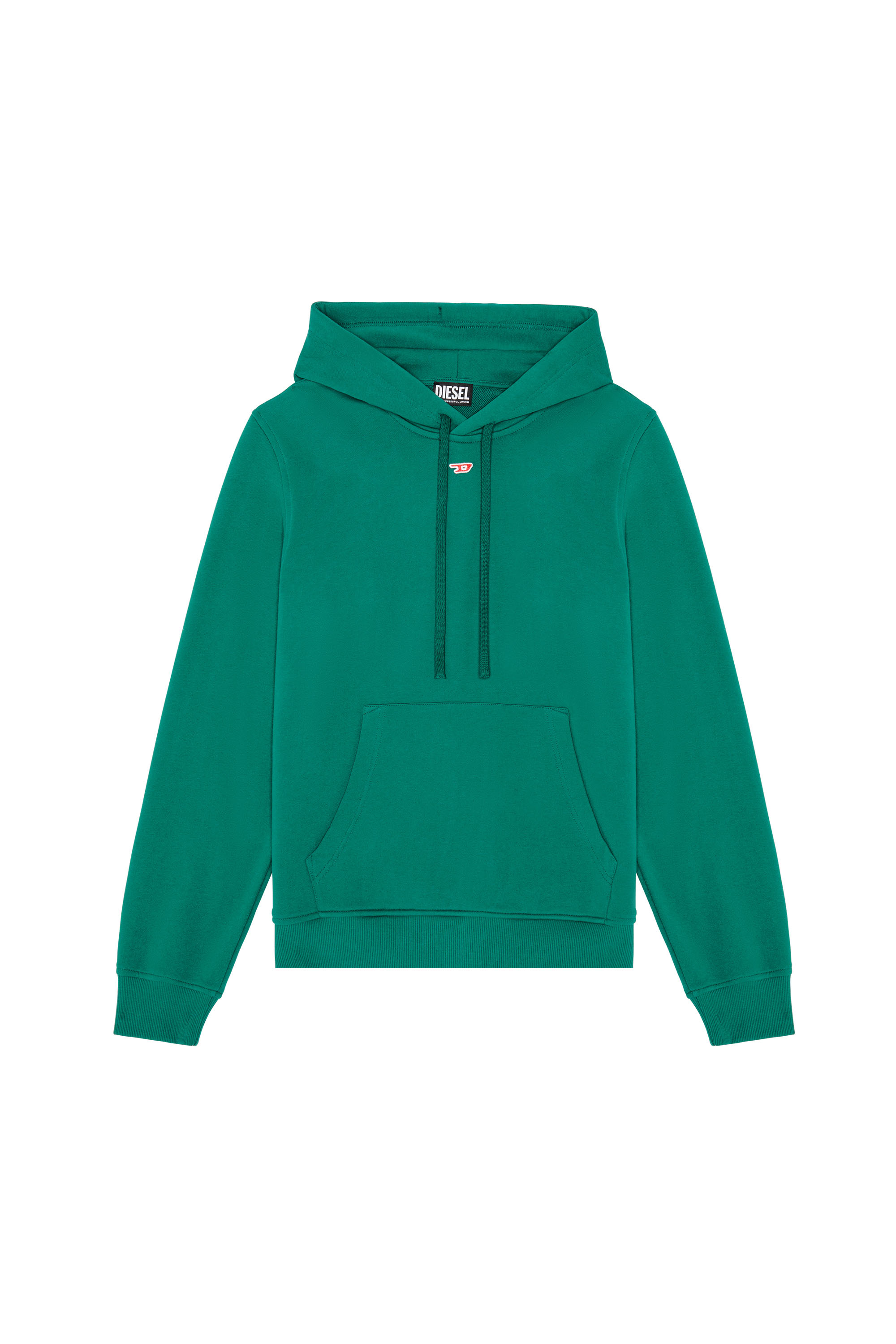 S-GINN-HOOD-D, Dark Green - Sweaters