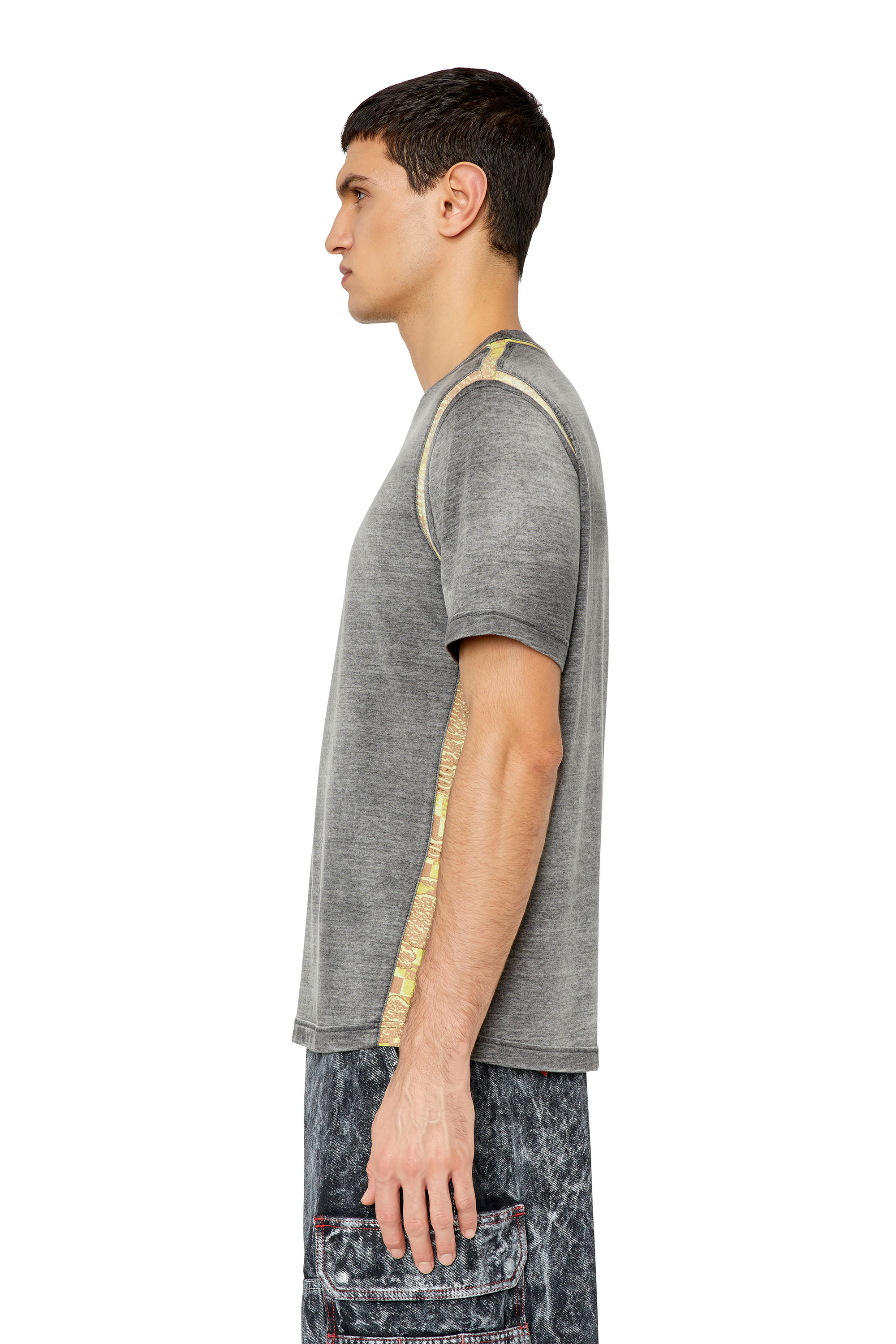 Diesel - T-JUSTINDI, Grey - Image 6